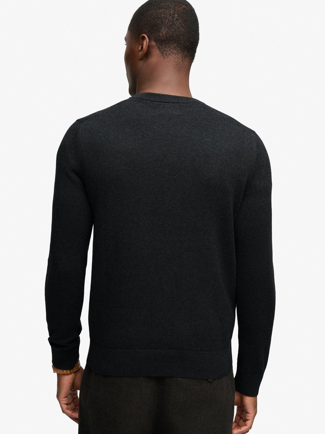 Image 2 of 7 of Superdry Superdry Prep Essential Cotton Jumper - Dark Grey