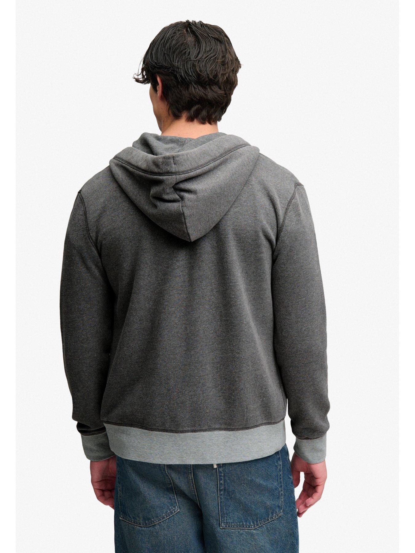 Image 2 of 7 of Superdry Superdry Sdco Zip Hoodie - Grey