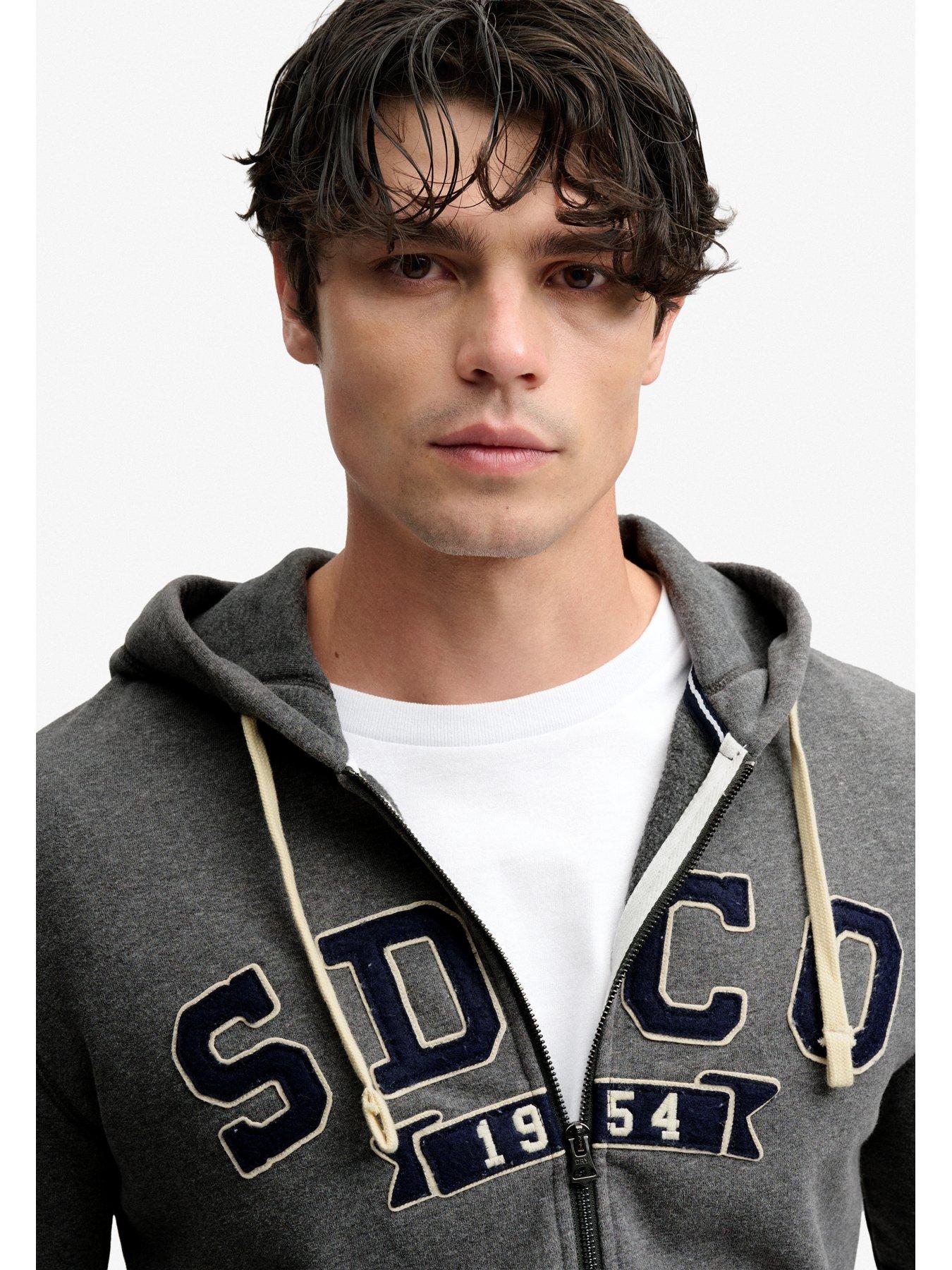 Image 5 of 7 of Superdry Superdry Sdco Zip Hoodie - Grey