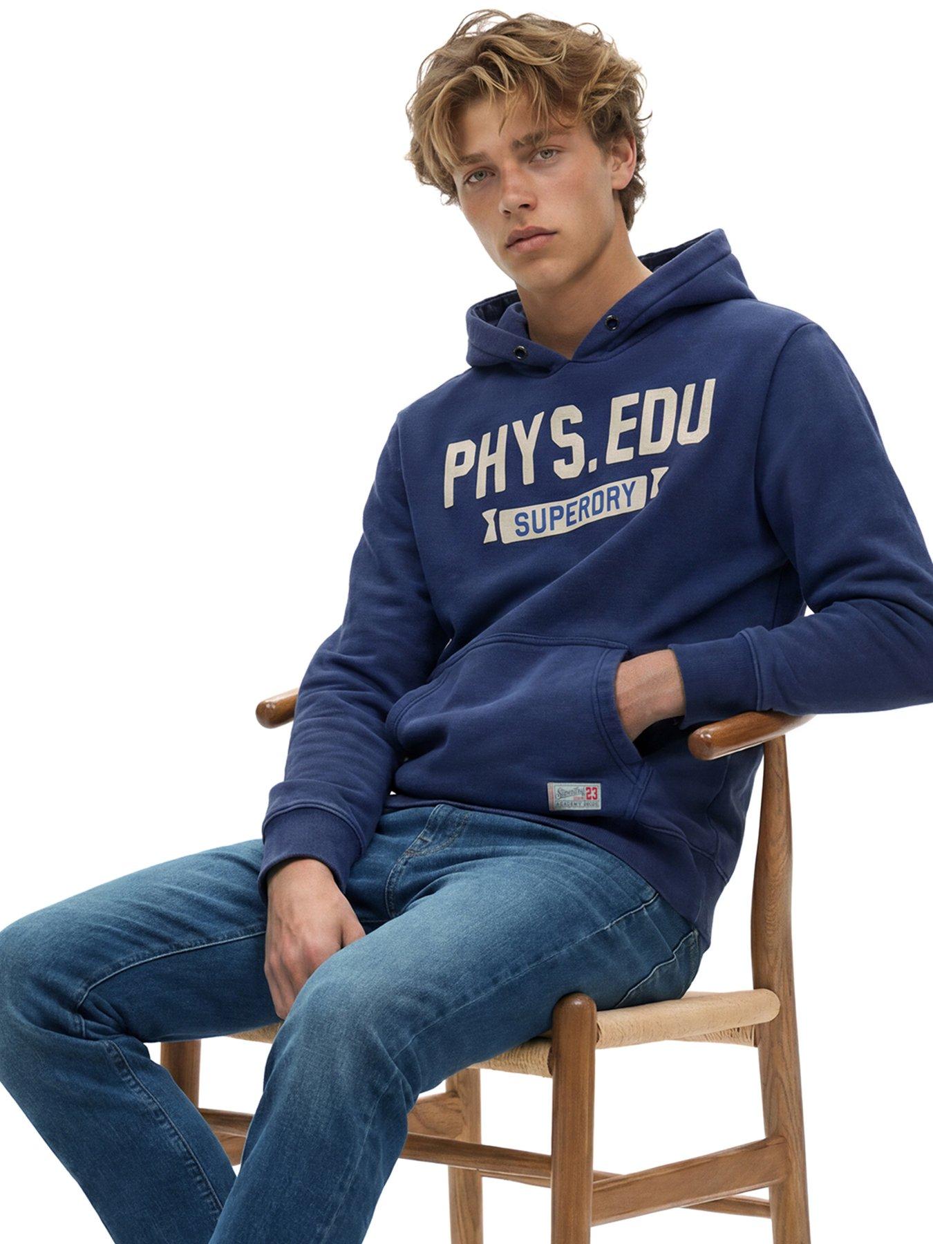 Image 1 of 4 of Superdry Superdry Track Hoodie - Navy