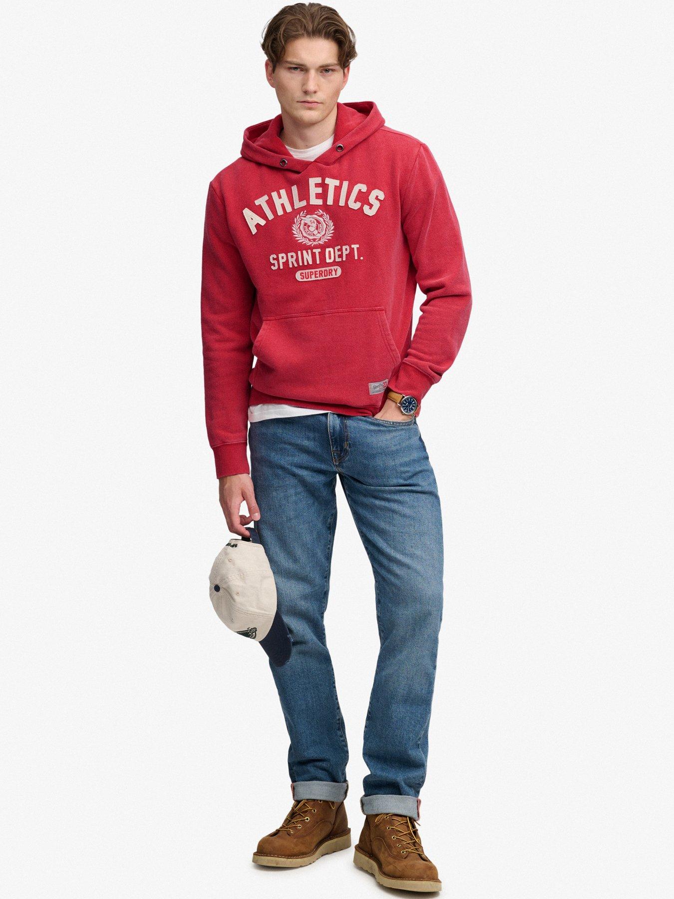 Image 3 of 6 of Superdry Superdry Track Hoodie - Red