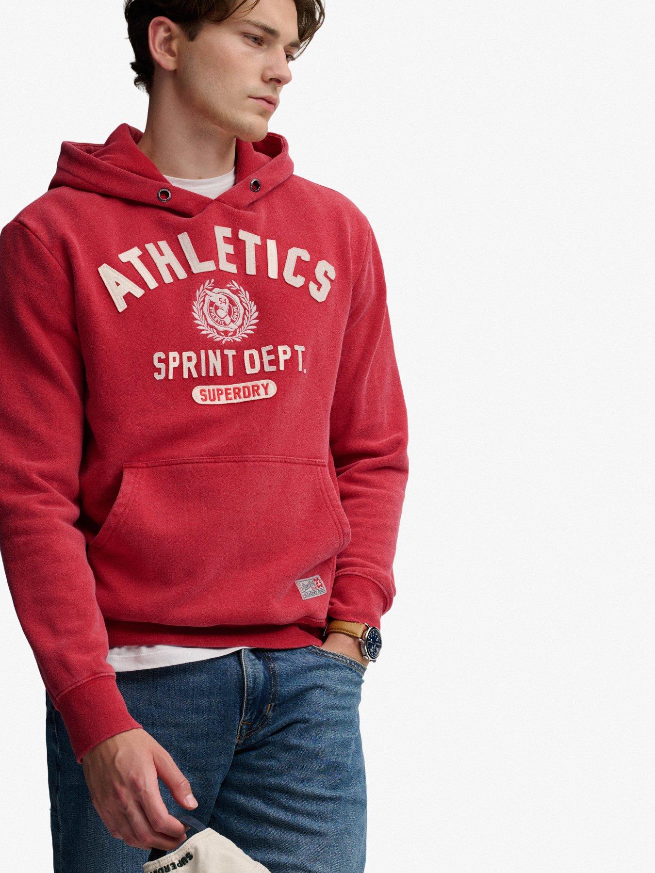 Image 4 of 6 of Superdry Superdry Track Hoodie - Red