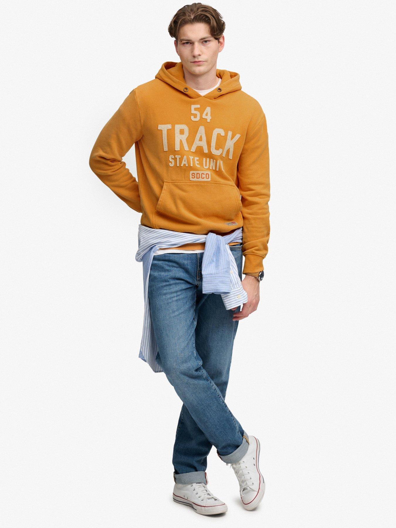Image 3 of 6 of Superdry Superdry Track Hoodie - Orange
