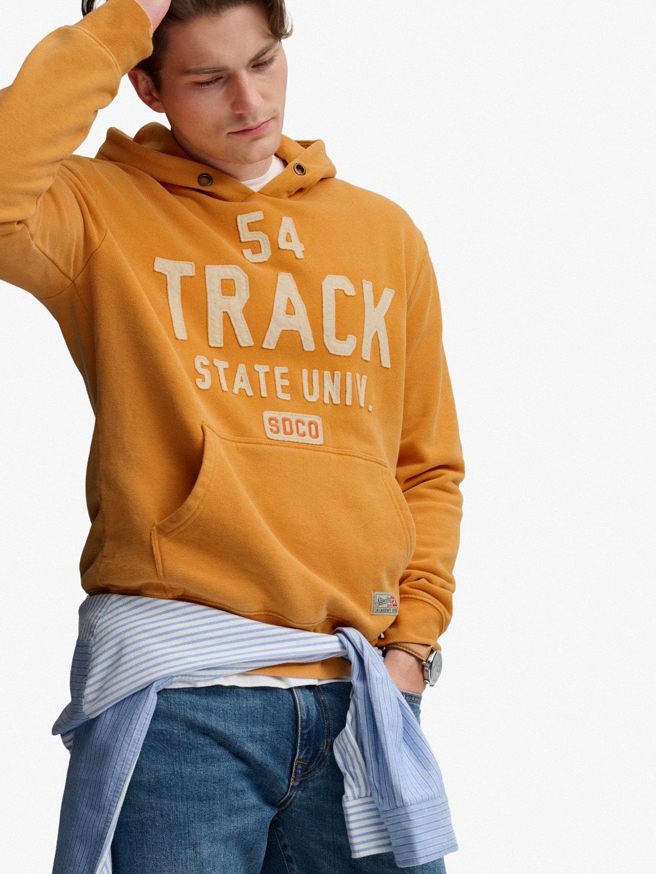 Image 4 of 6 of Superdry Superdry Track Hoodie - Orange