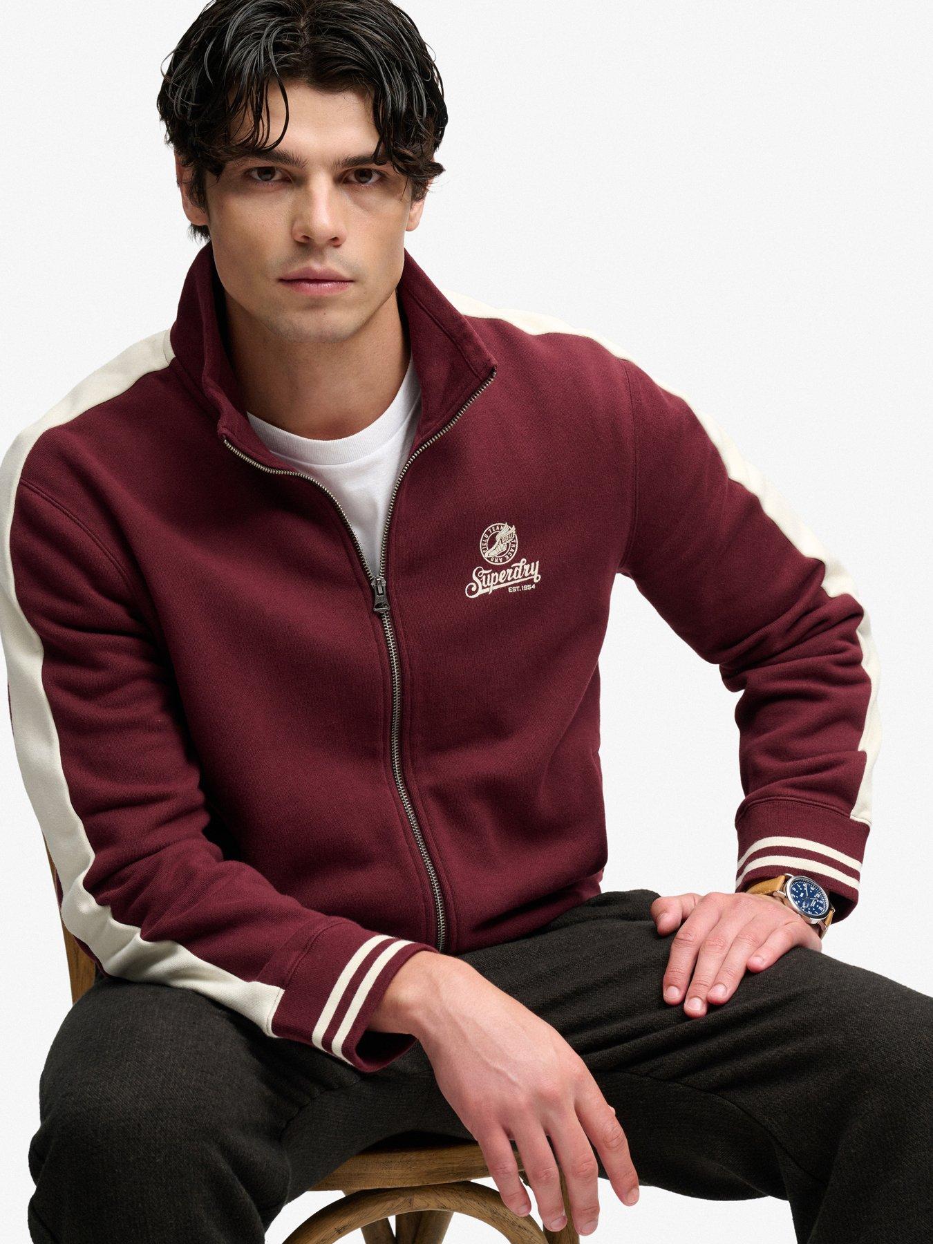 Image 4 of 6 of Superdry Superdry Loose Ac Track Top - Red