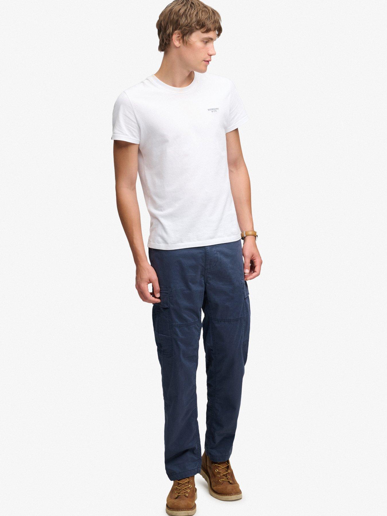 Image 3 of 6 of Superdry Superdry Regular Taper Cargo Pants - Navy