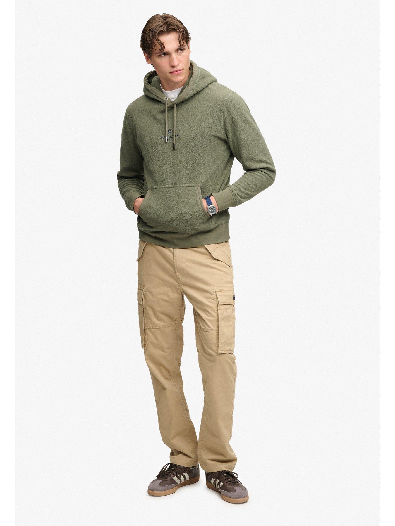 Image 3 of 6 of Superdry Mens Slim Taper Cargo Trousers - Beige