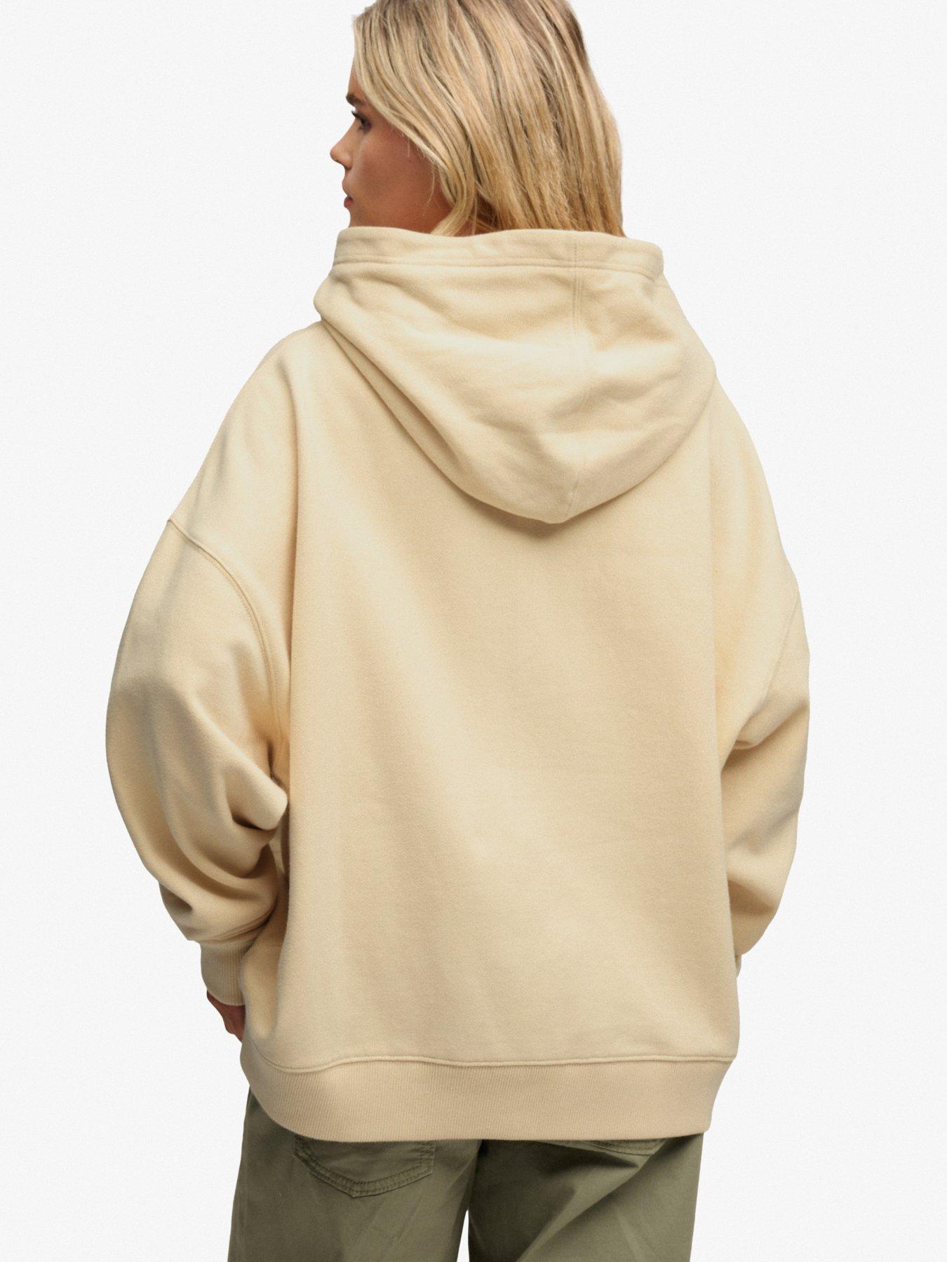 Image 2 of 6 of Superdry Womens Ath Ess Relaxed Graphic Hoodie - Yellow