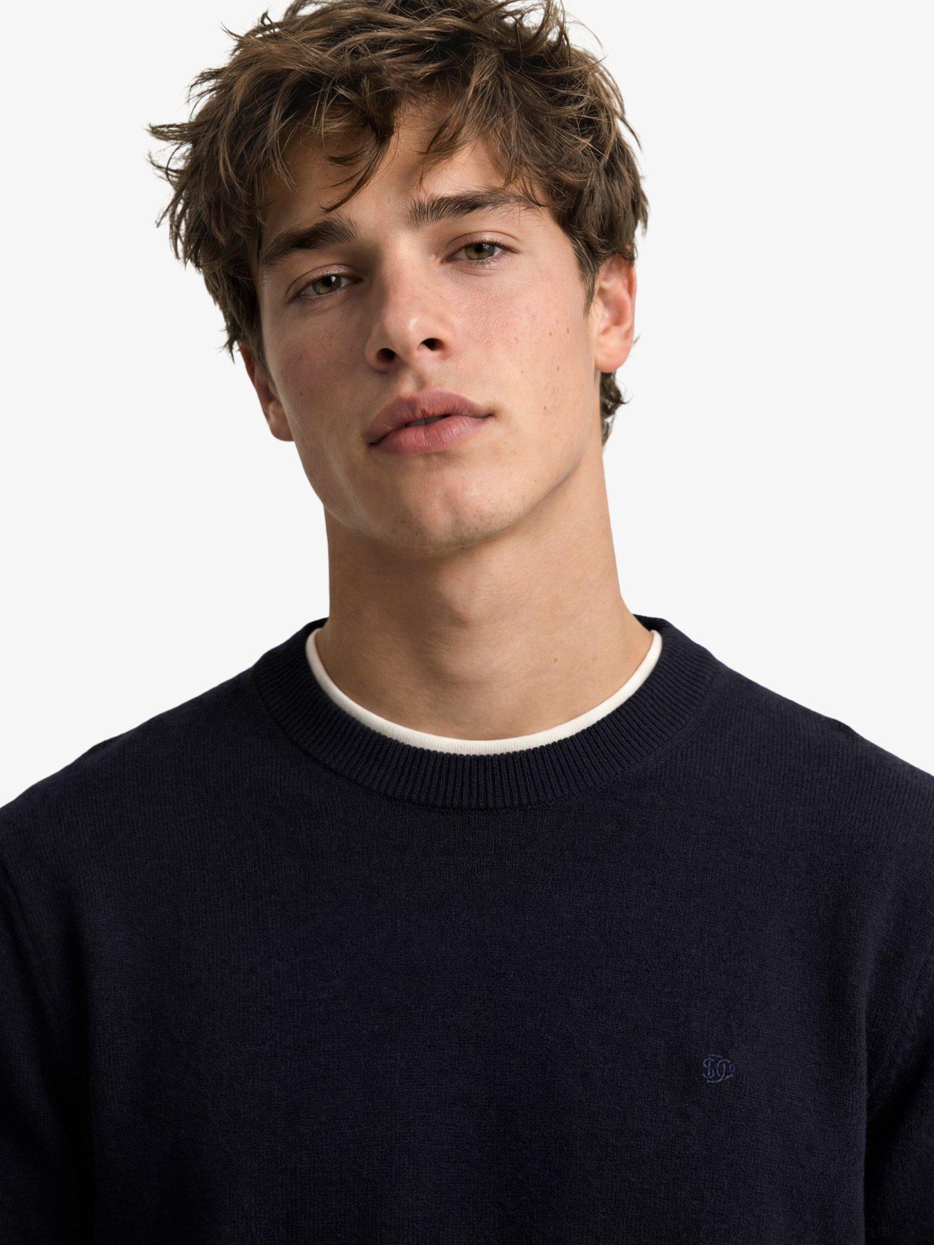 Image 5 of 6 of Superdry Superdry Essential Lw Wool Blend Jumper - Navy