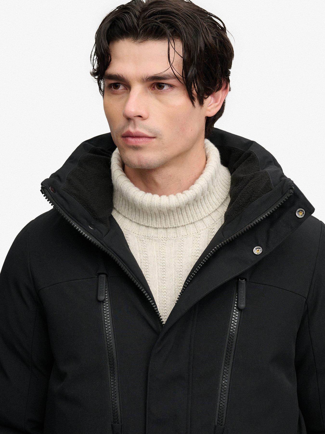 Image 6 of 7 of Superdry Superdry City Parka - Black