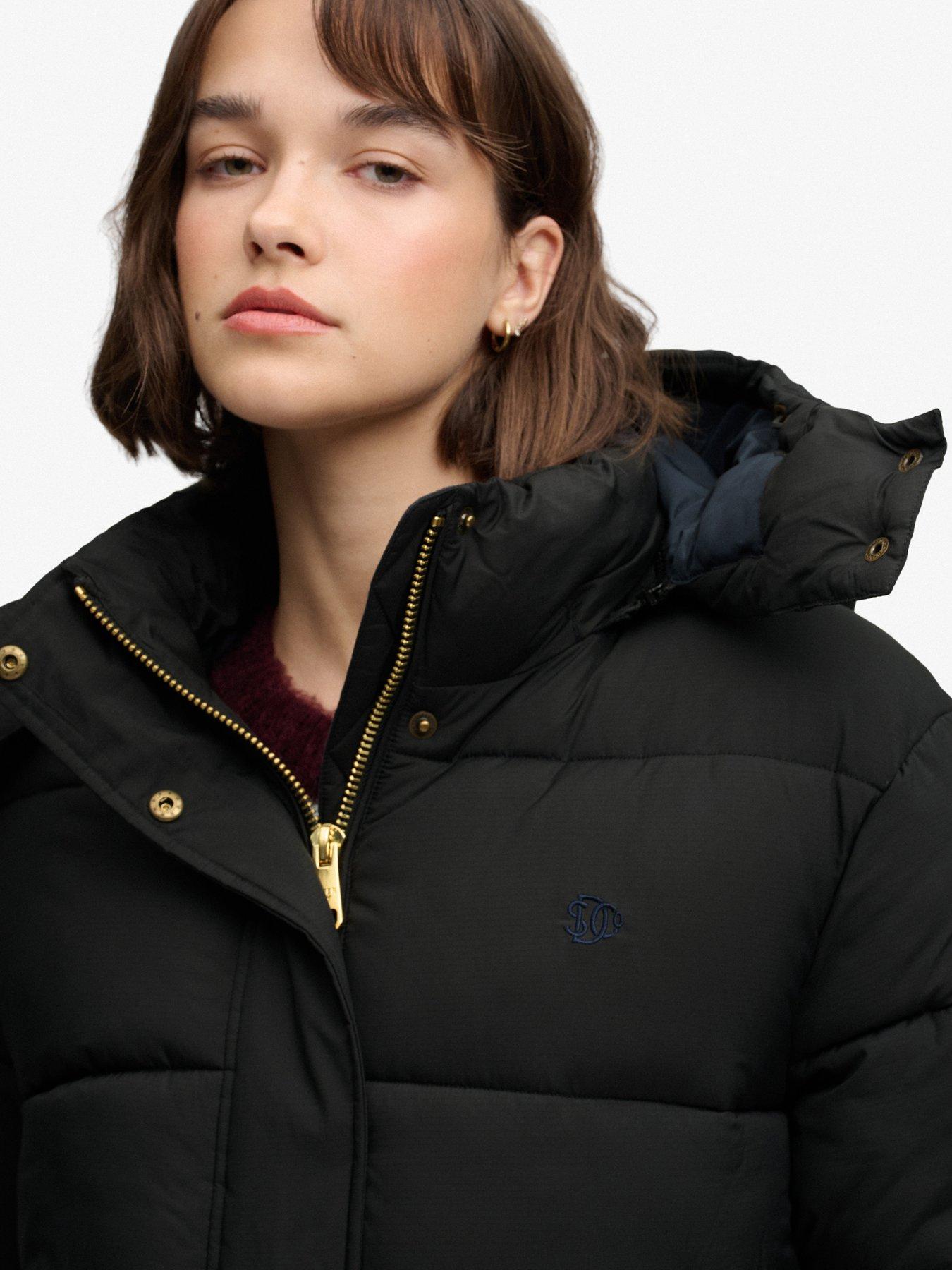 Image 6 of 6 of Superdry Superdry Premium Ripstop Puffer Jacket - Black