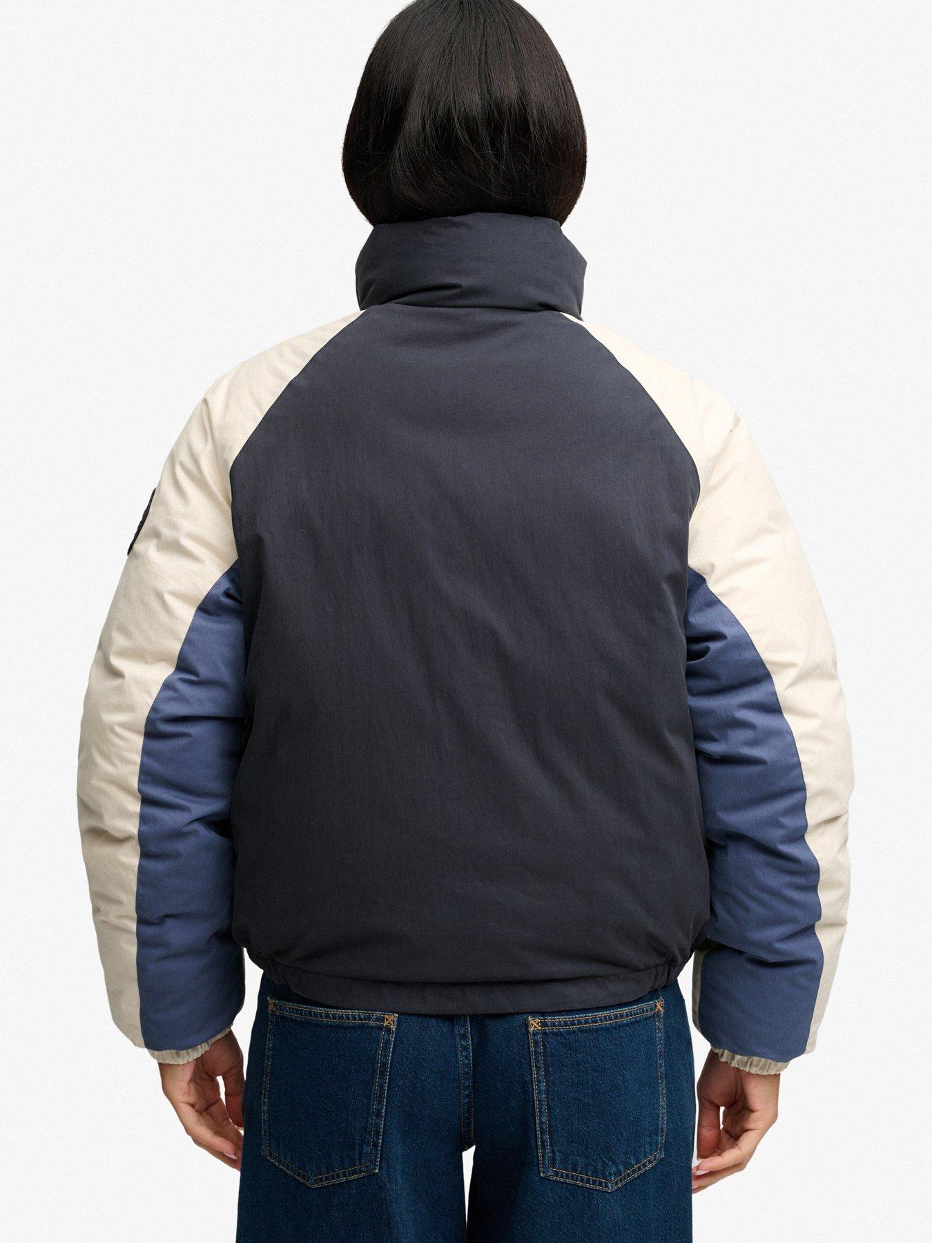 Image 2 of 7 of Superdry Superdry Cotton Padded Shell Jacket - Navy
