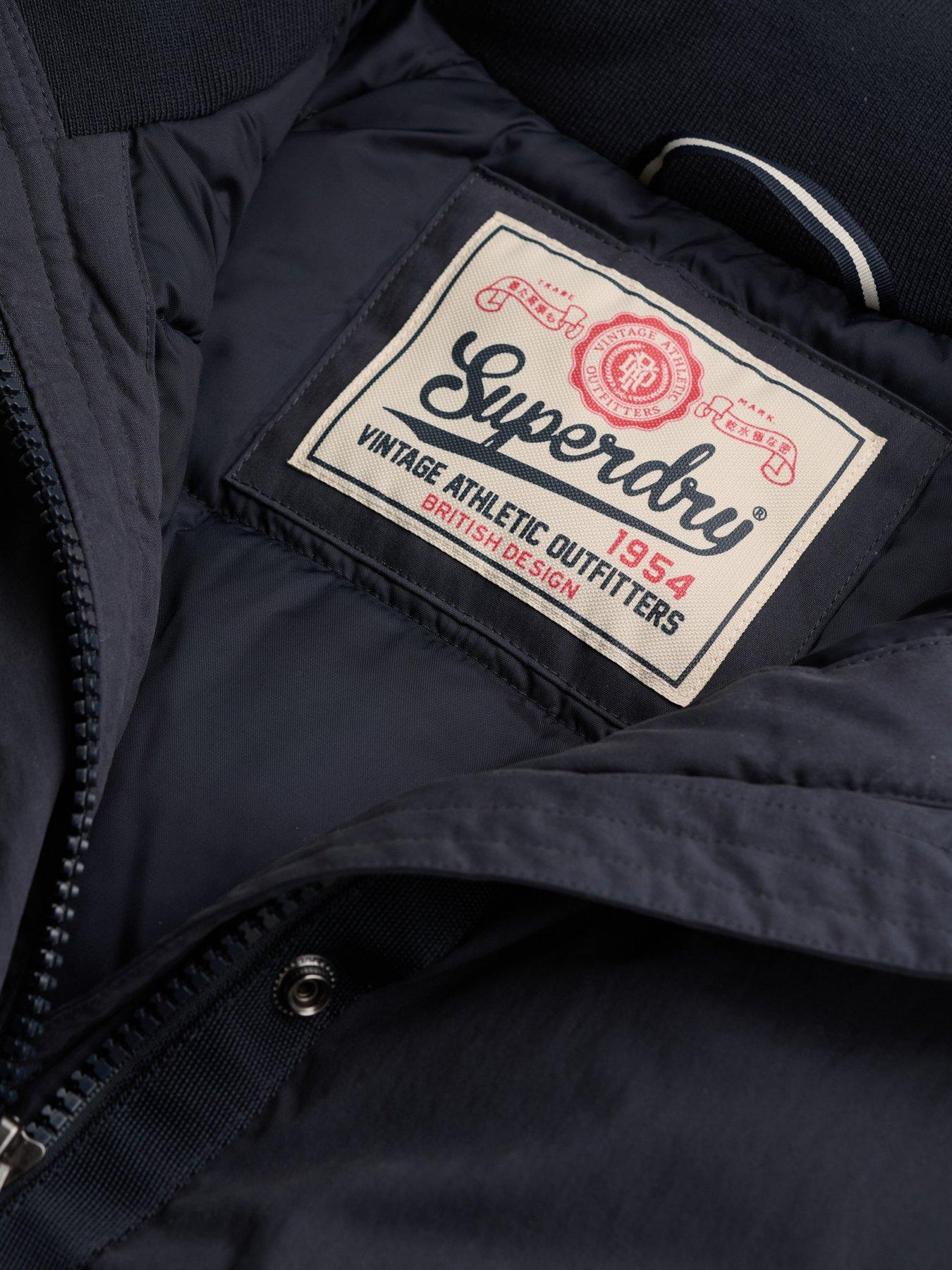 Image 7 of 7 of Superdry Superdry Cotton Padded Shell Jacket - Navy