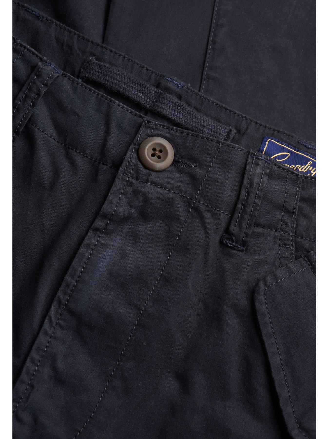 Image 6 of 6 of Superdry Mens Slim Taper Stretch Cargo Trousers - Navy