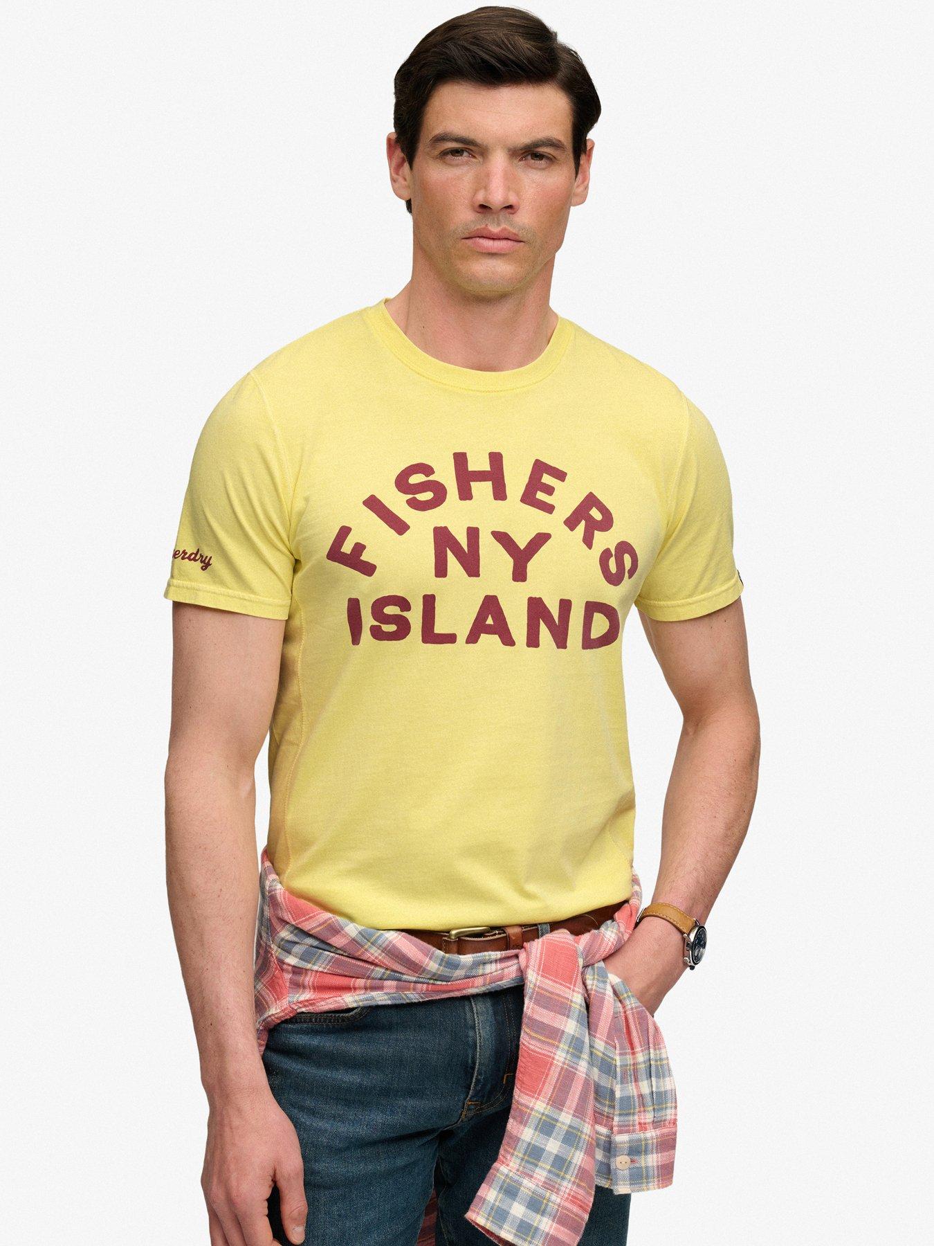 Image 1 of 7 of Superdry Superdry Outdoor Type T-shirt - Yellow