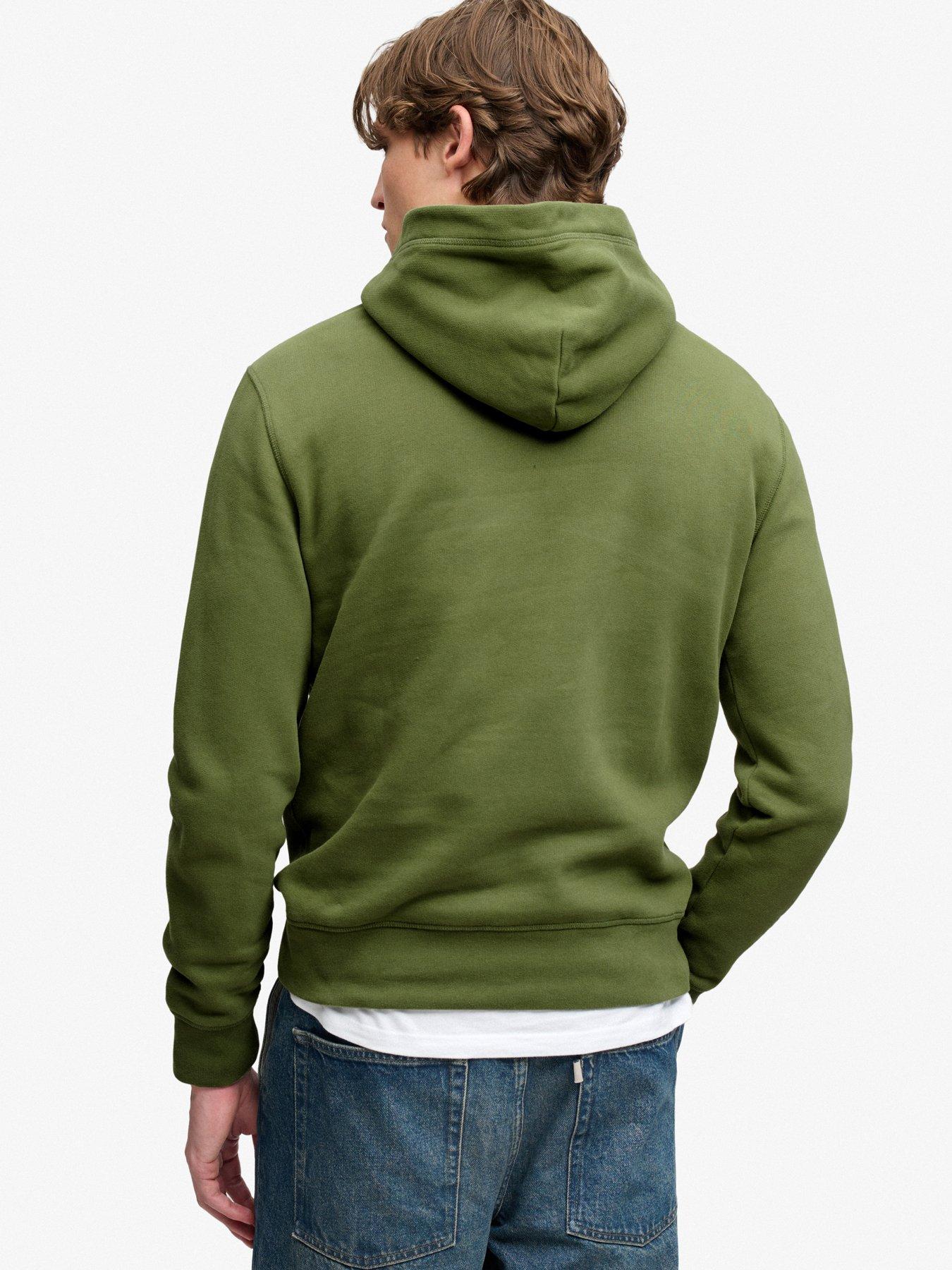 Image 2 of 6 of Superdry Superdry Vintage Script Hoodie - Green