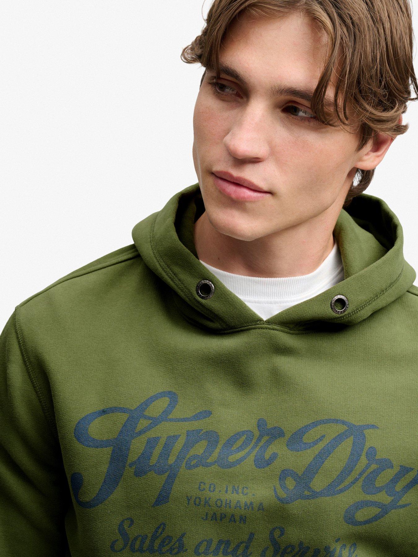 Image 5 of 6 of Superdry Superdry Vintage Script Hoodie - Green