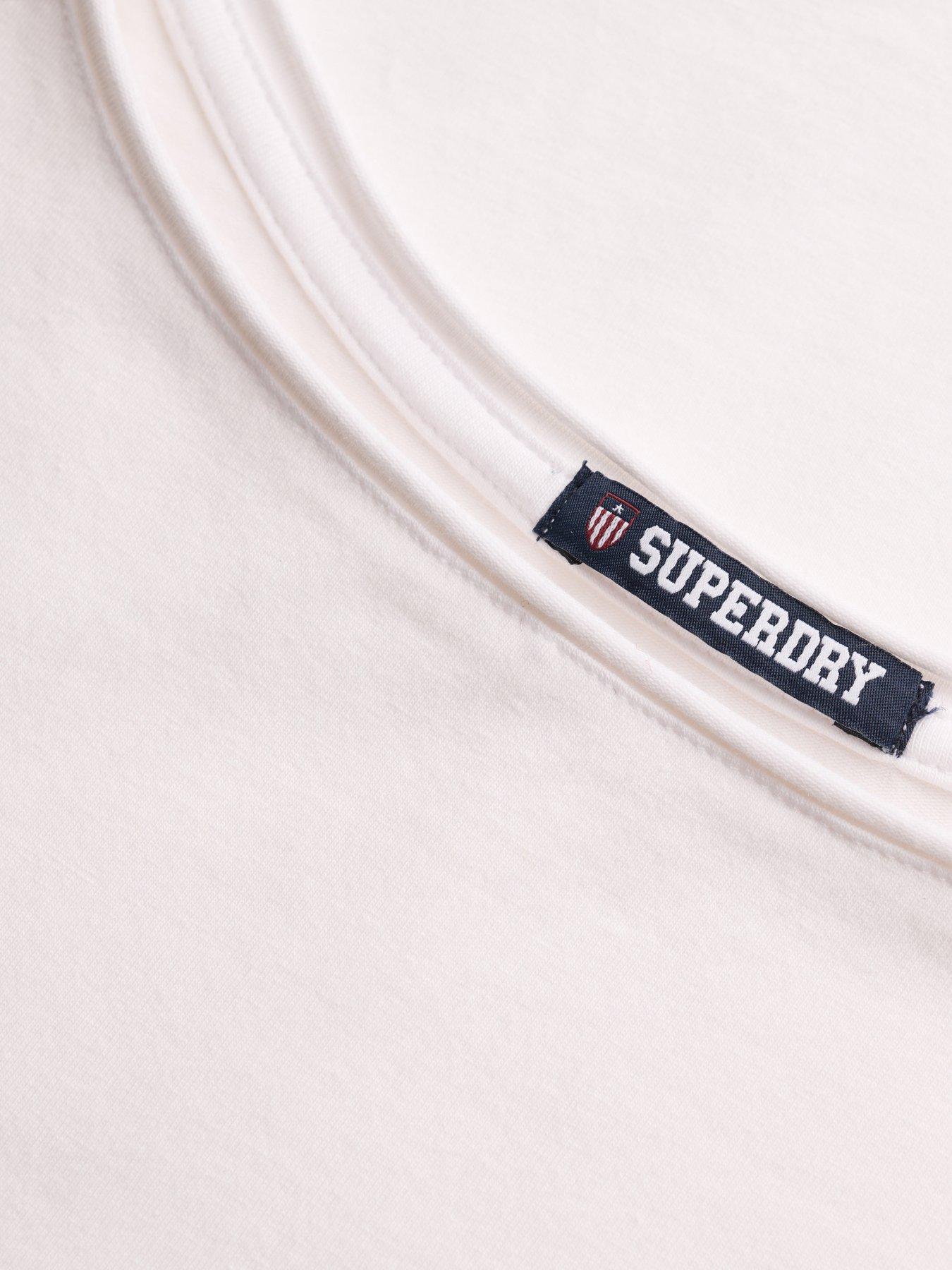 Image 6 of 6 of Superdry Superdry Off Shoulder Bardot Top - White