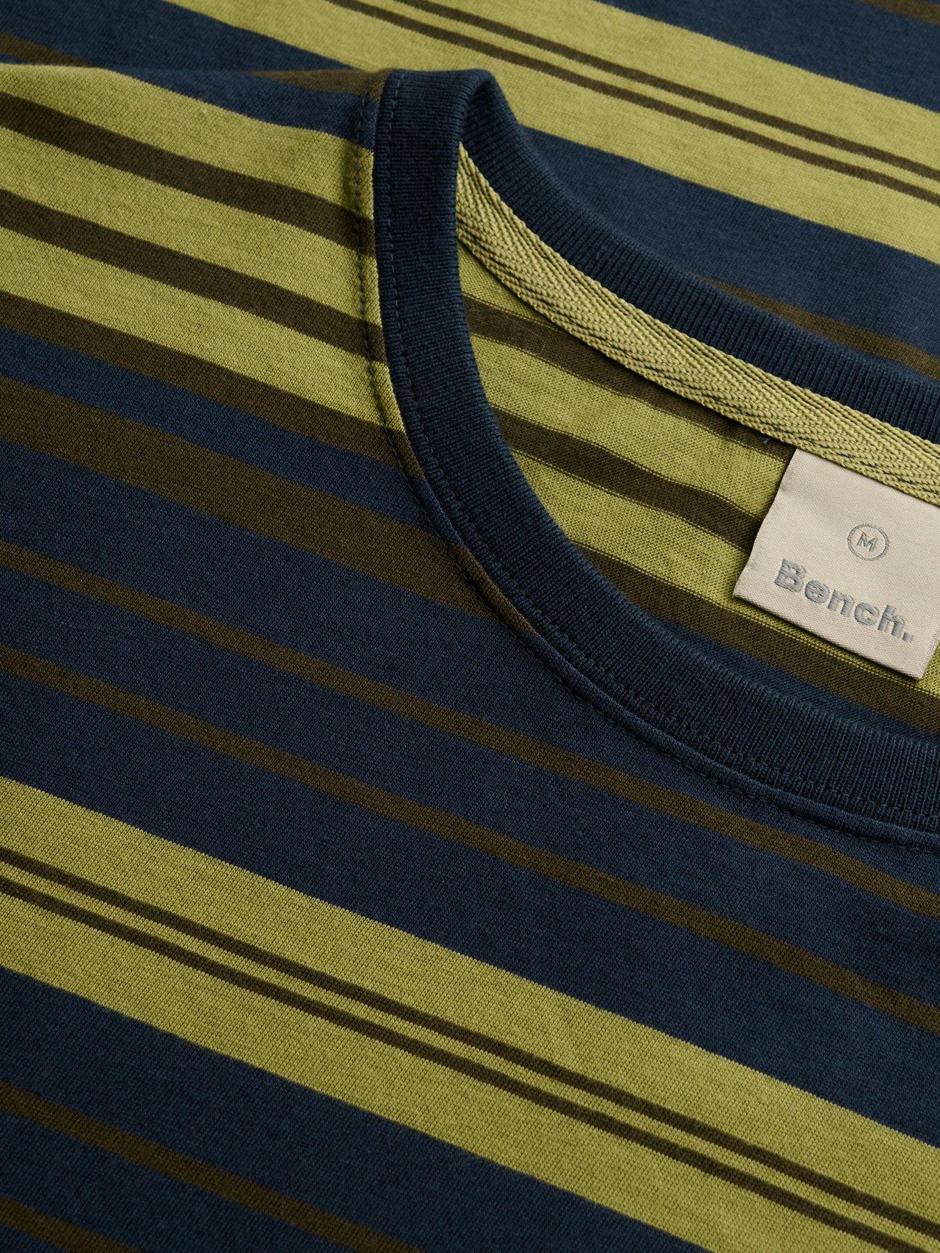 Image 5 of 5 of Superdry Superdry Oversized Stripe Long Sleeve T-shirt - Navy
