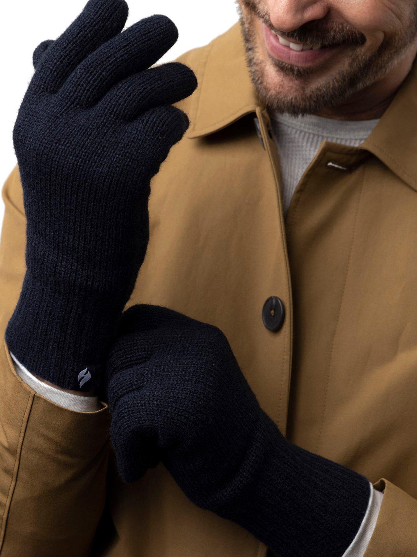 Image 2 of 3 of Heat Holders Heat Holders Mens Arvid Gloves - Navy