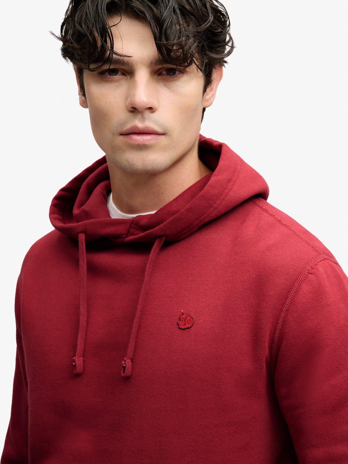 Image 4 of 6 of Superdry Superdry Essential Sdco Logo Hoodie - Red