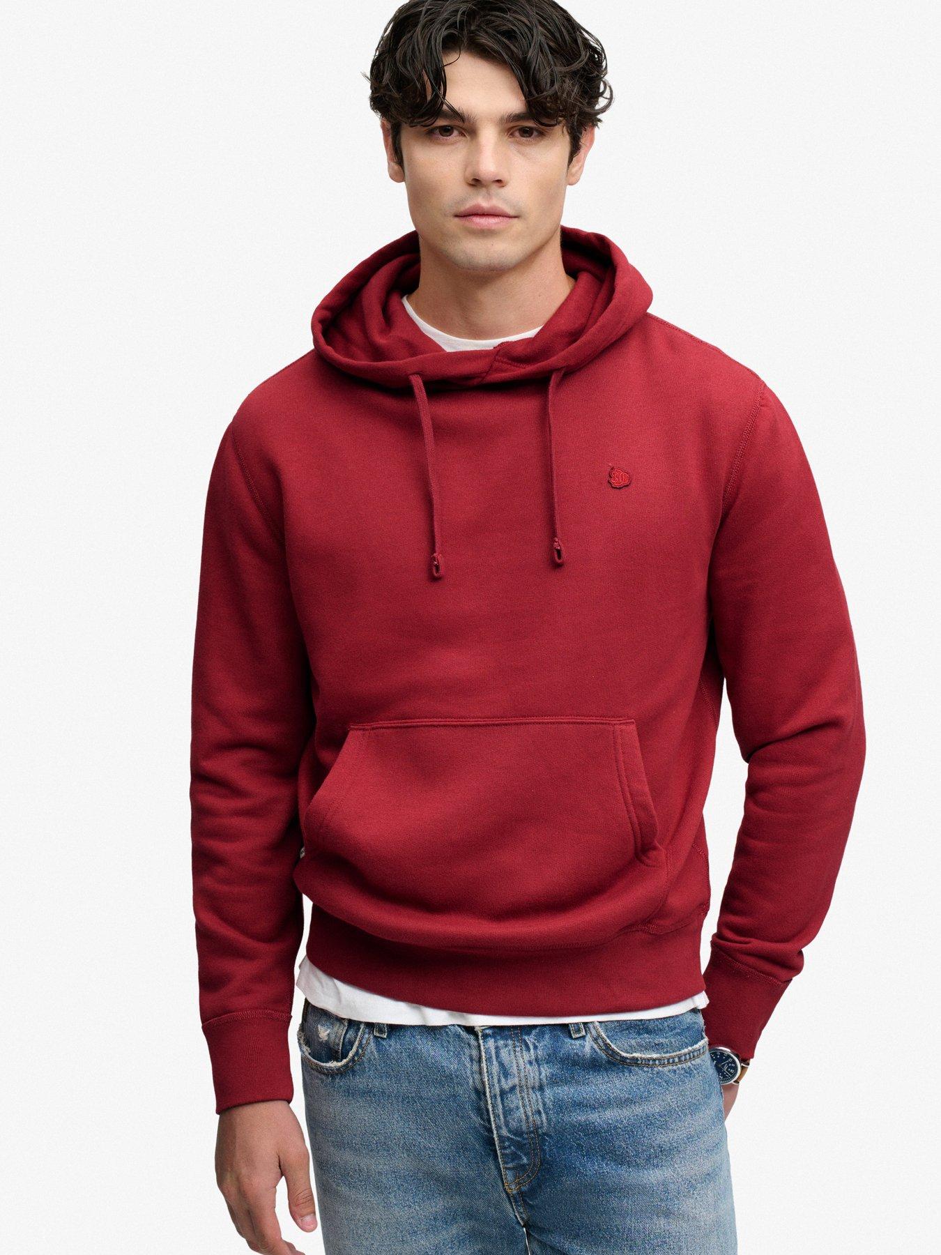 Image 5 of 6 of Superdry Superdry Essential Sdco Logo Hoodie - Red
