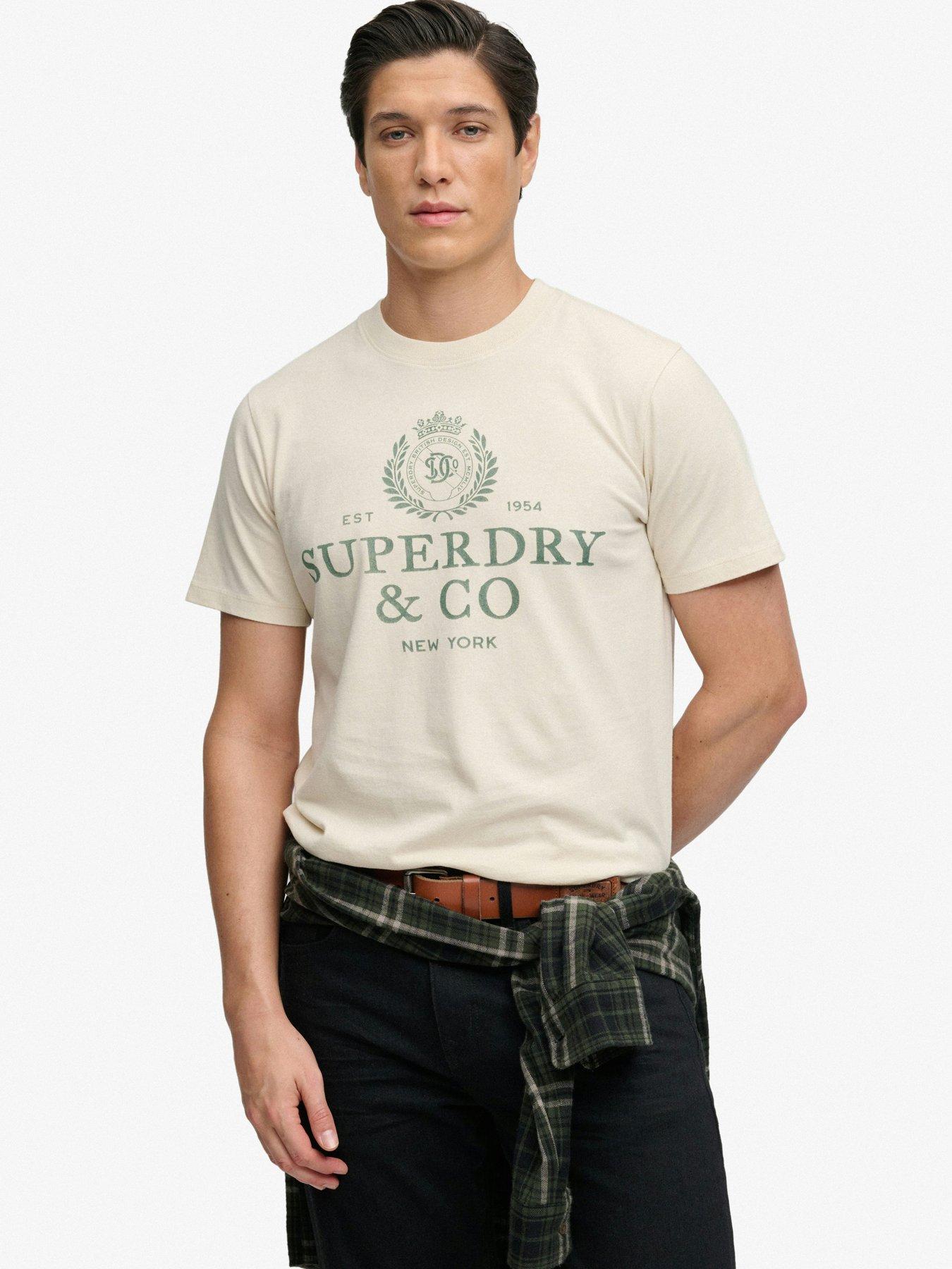 Image 1 of 5 of Superdry Superdry 1954 Company Relaxed T-shirt - Natural