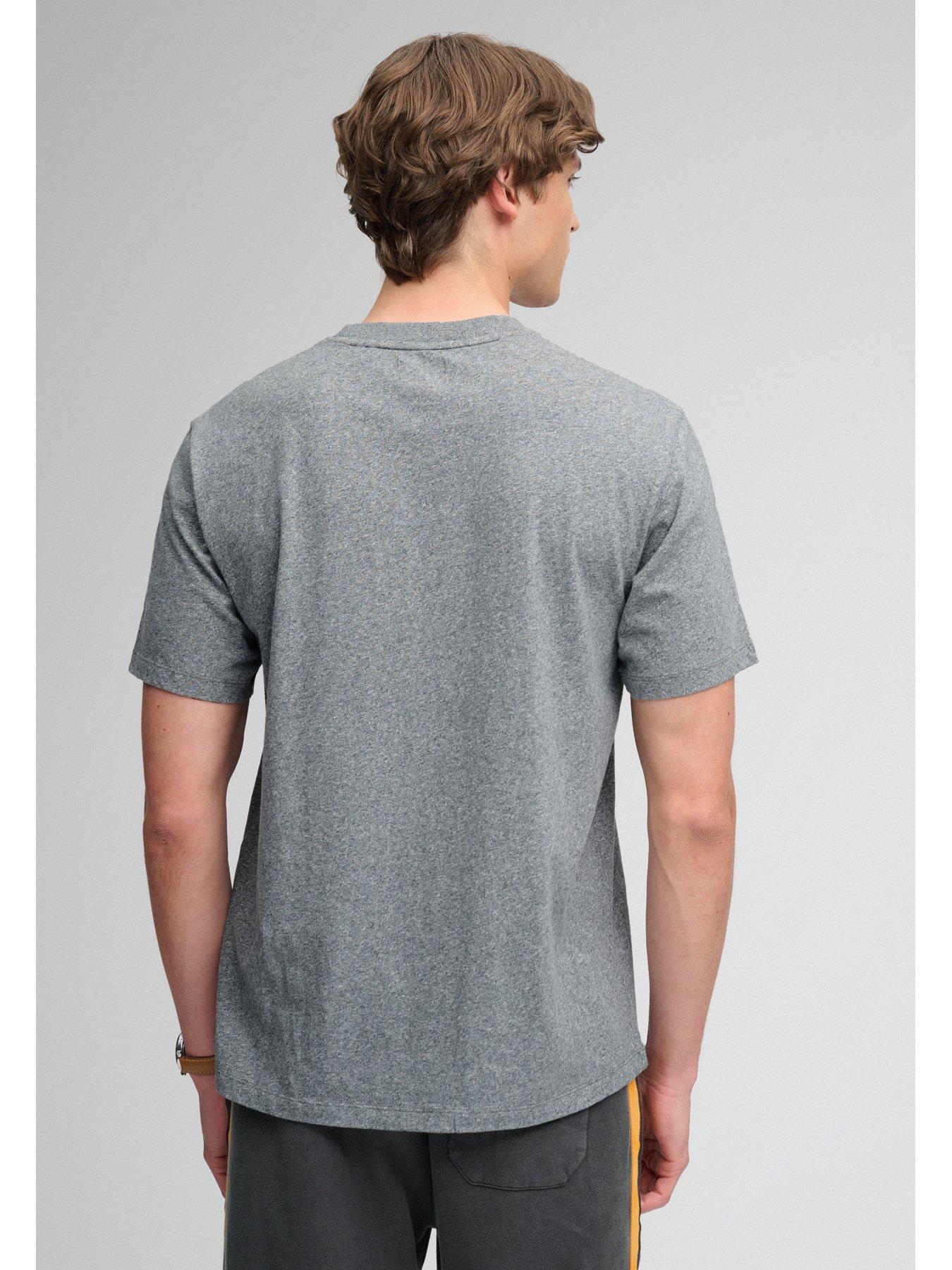 Image 2 of 7 of Superdry Mens Athletic Essentials Graphic Regular Fit T-Shirt - Grey