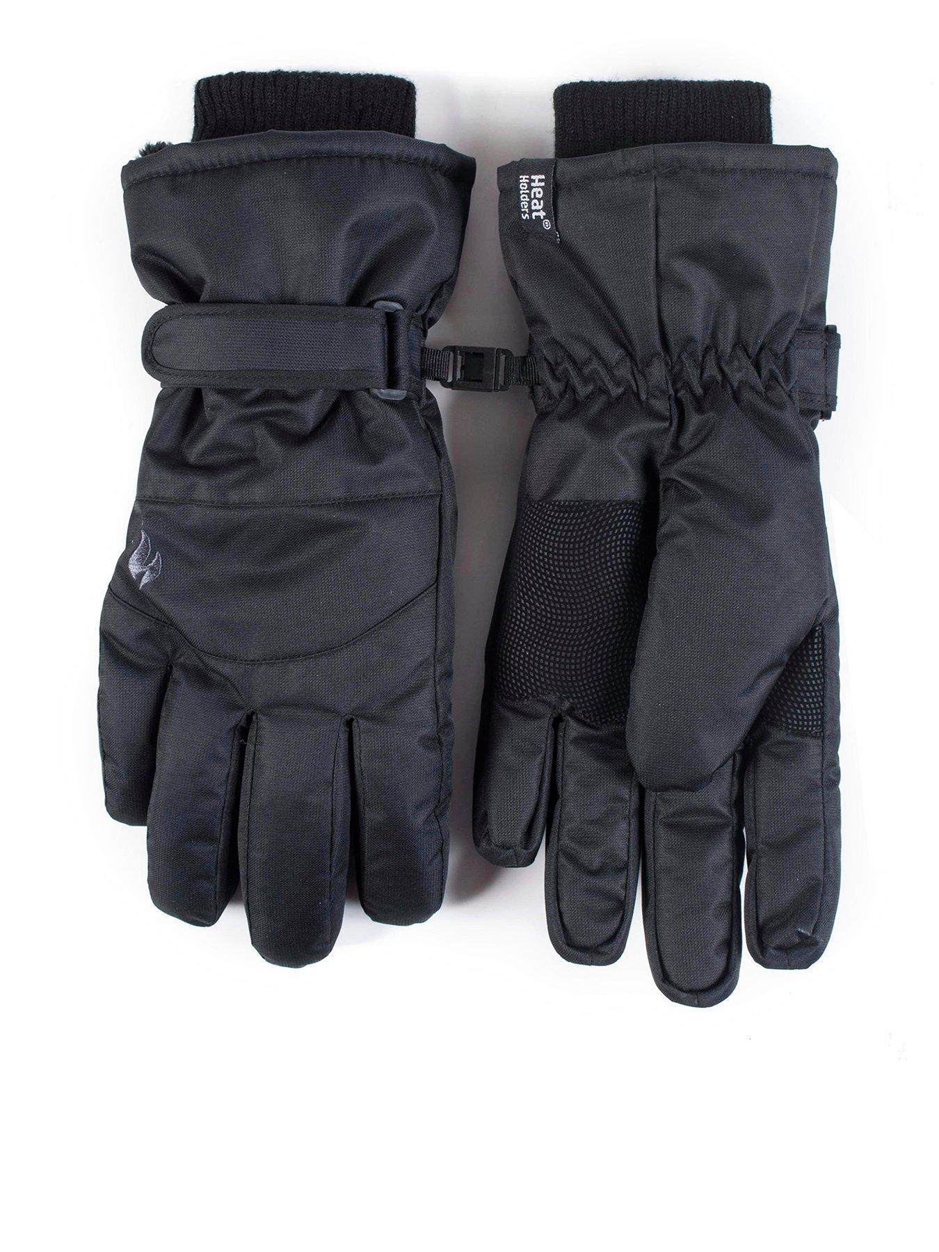 Image 1 of 5 of Heat Holders Heat Holders Mens Ski Gloves - Black