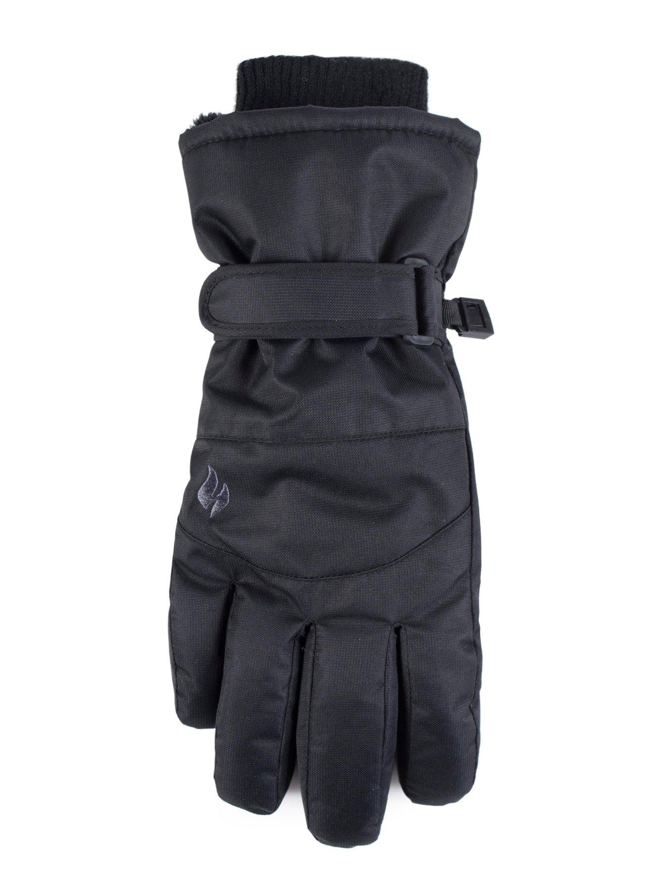 Image 3 of 5 of Heat Holders Heat Holders Mens Ski Gloves - Black