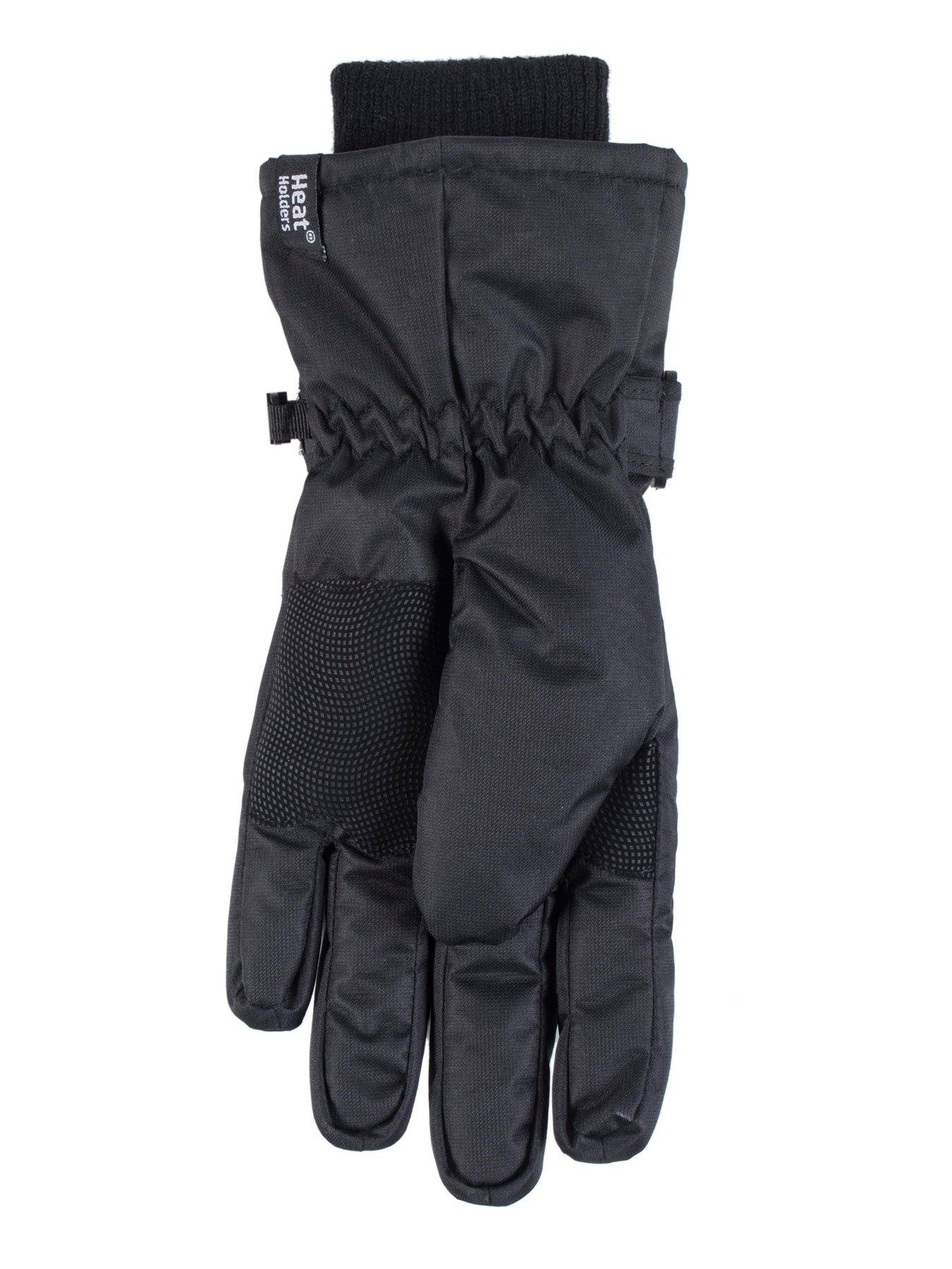 Image 4 of 5 of Heat Holders Heat Holders Mens Ski Gloves - Black