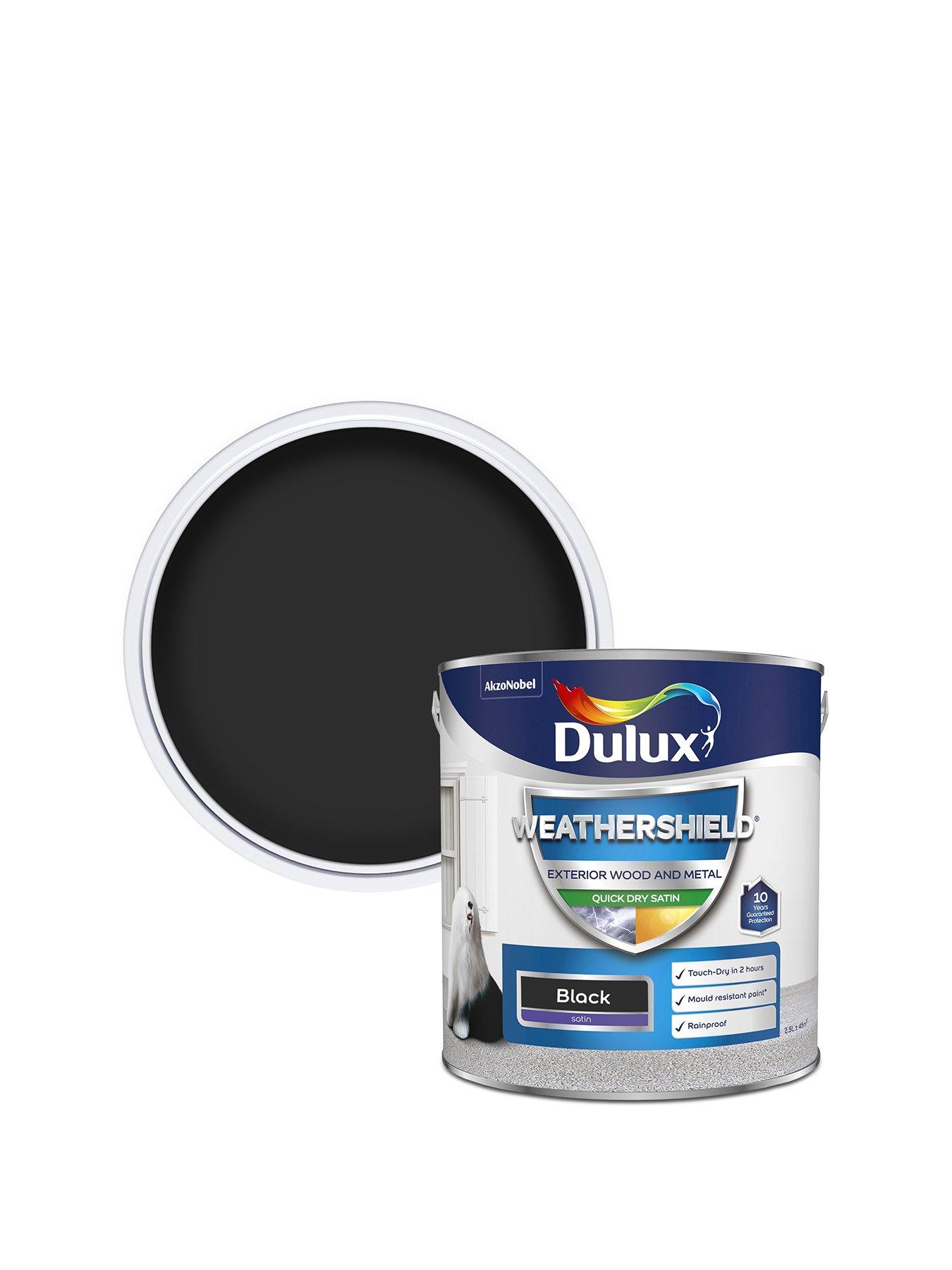 Image 2 of 7 of Dulux Dulux Windshield Quick Dry Satin Black 2.5l