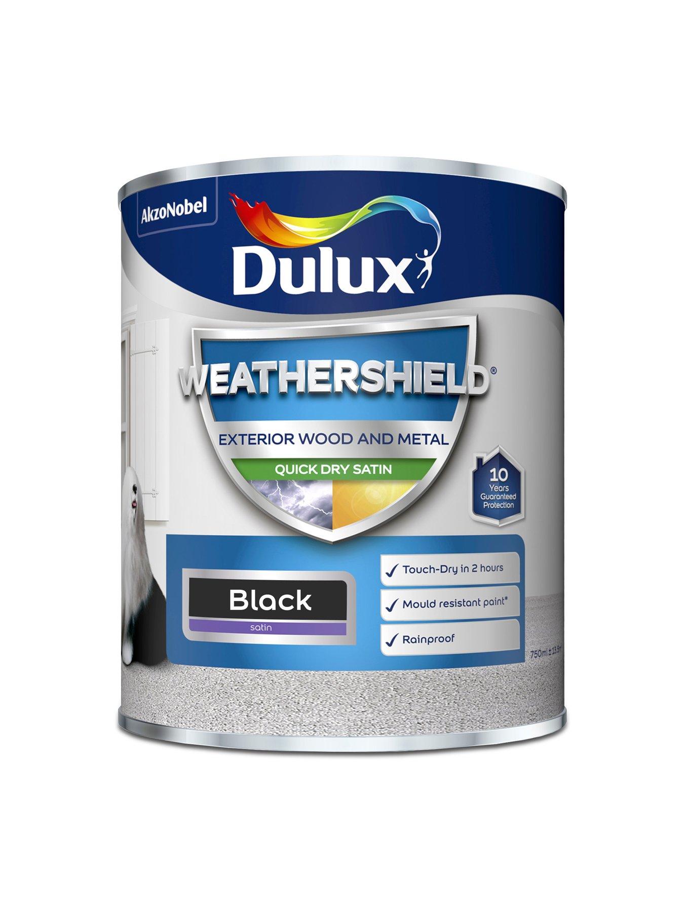 Image 3 of 7 of Dulux Dulux Windshield Quick Dry Satin Black 750ml