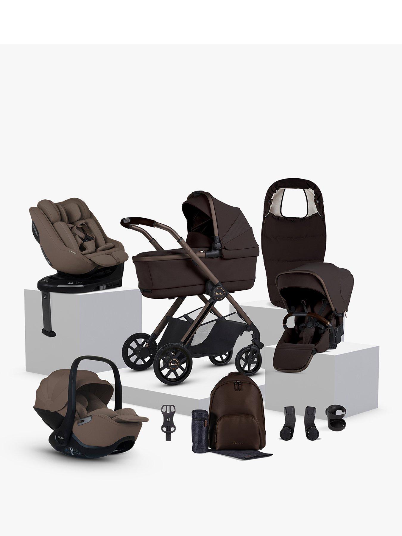 Image 1 of 7 of Silver Cross Reef 2 SE Ultimate 360 Family Car Seat Bundle - Ganache