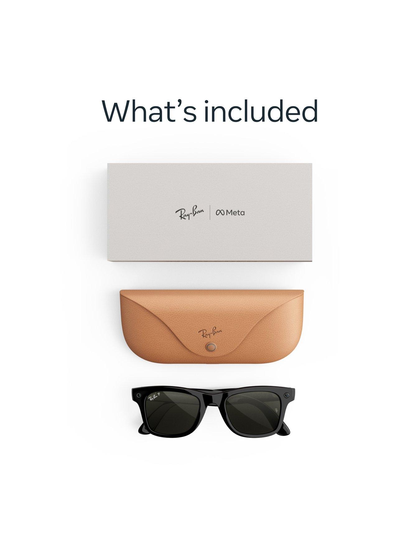 Image 7 of 8 of Ray-Ban Meta Wayfarer (Gen 3) -&nbsp;Shiny Black, Polarised Green Lenses