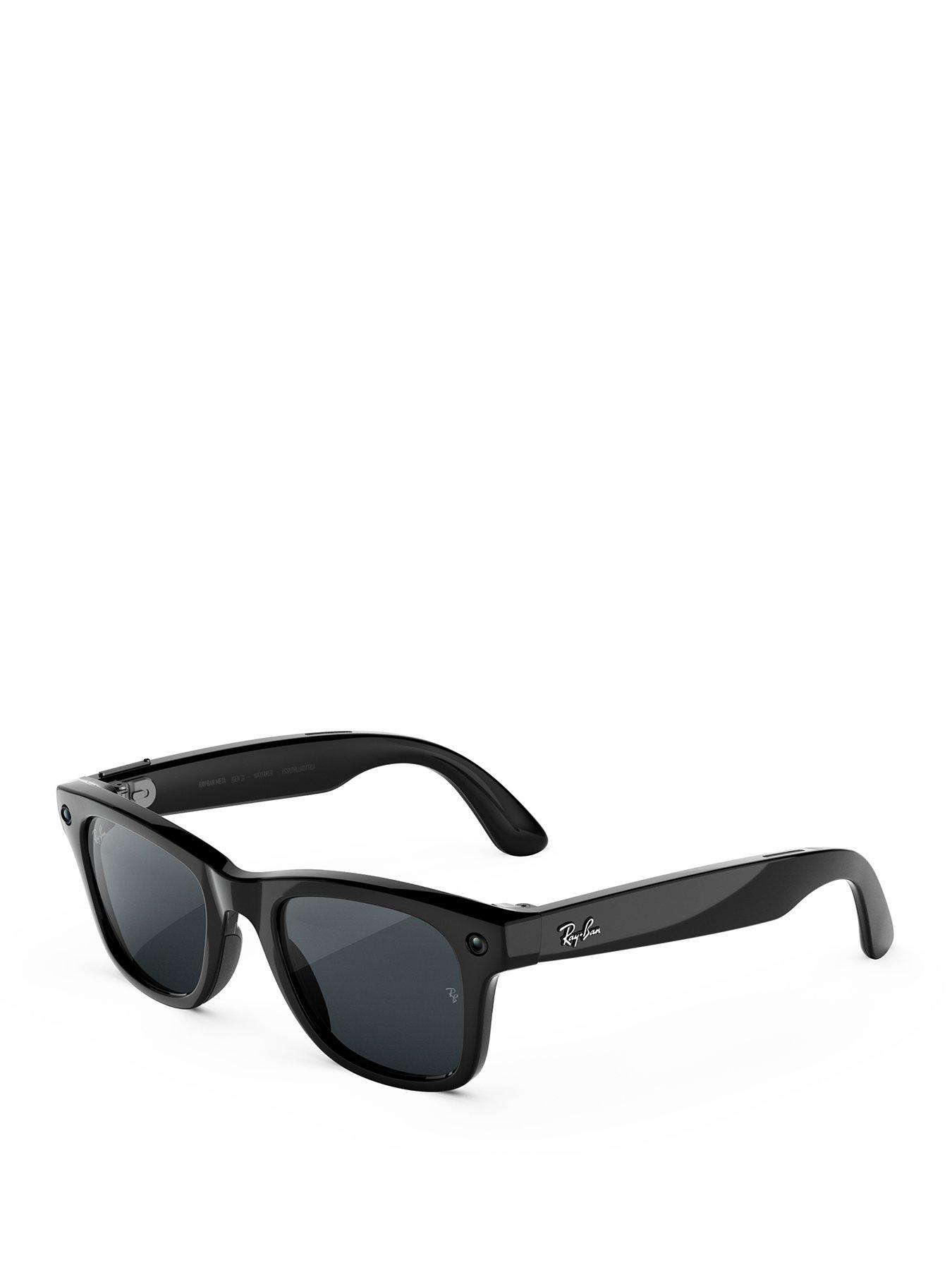 Image 1 of 8 of Ray-Ban Meta Wayfarer Large (Gen 3)&nbsp;-&nbsp;Shiny Black, Transitions&reg; Grey Lenses