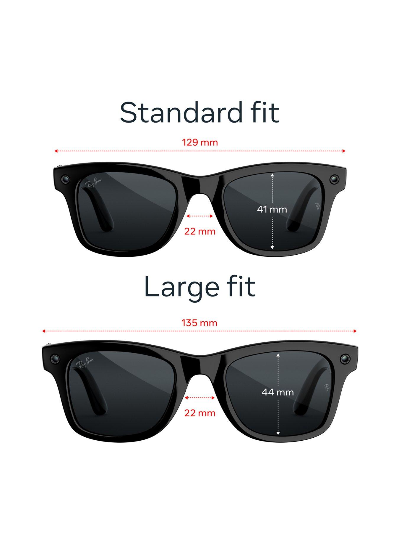 Image 5 of 8 of Ray-Ban Meta Wayfarer Large (Gen 3)&nbsp;-&nbsp;Shiny Black, Transitions&reg; Grey Lenses