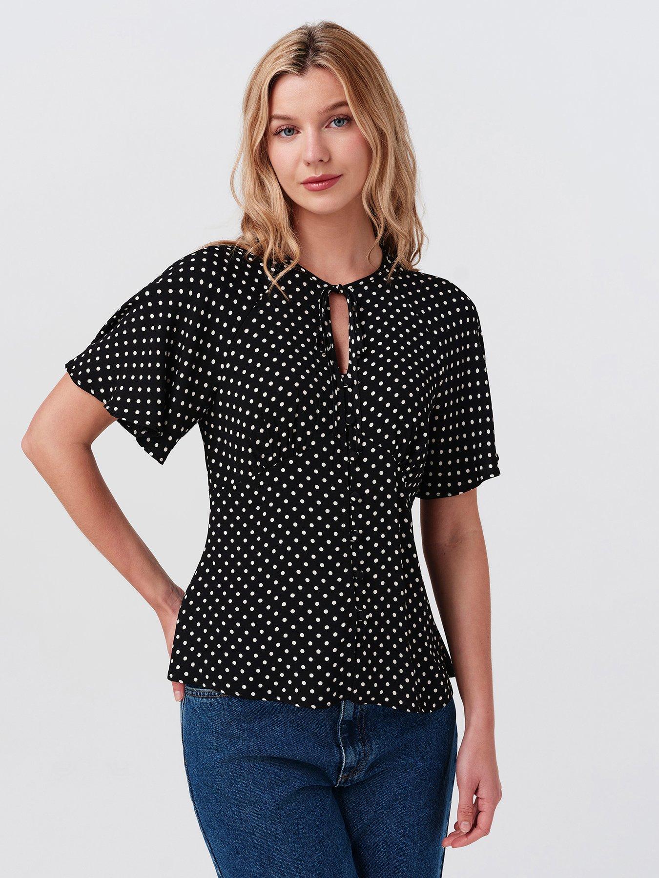 Image 1 of 7 of Ghost Black Spot Frida Top
