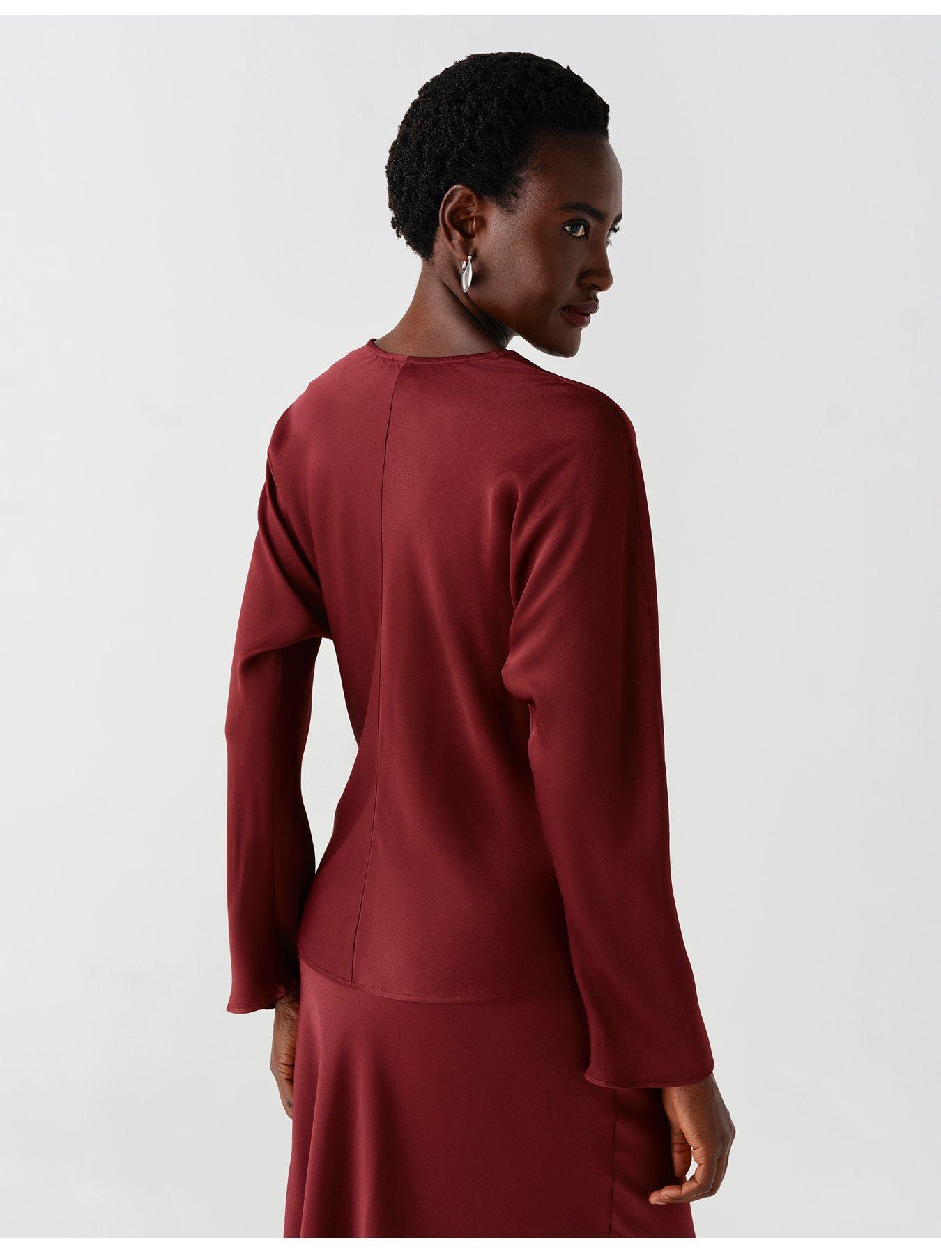 Image 7 of 7 of Ghost Burgundy Lucille Top