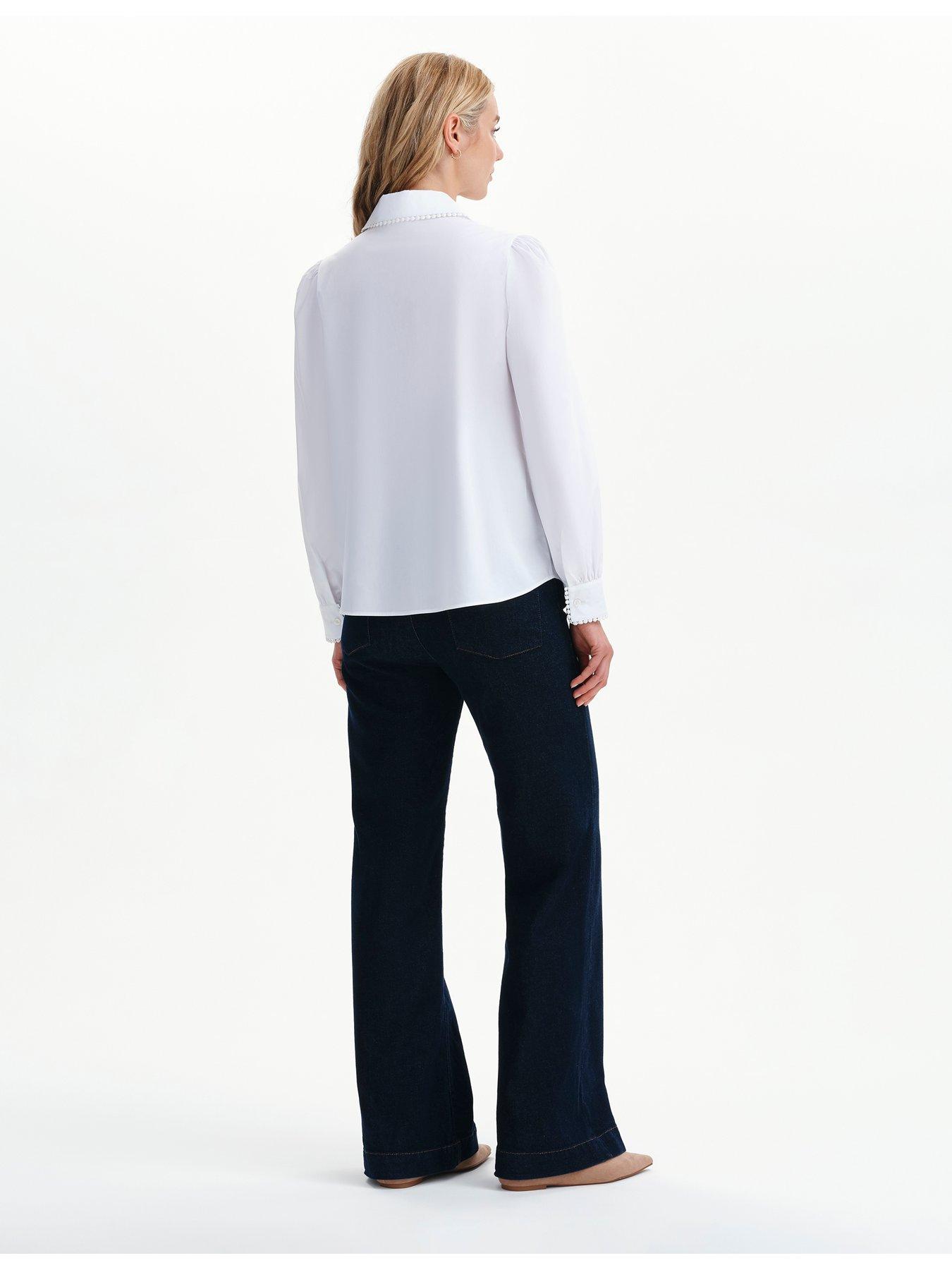 Image 2 of 5 of Finery Cotton White Judith Shirt