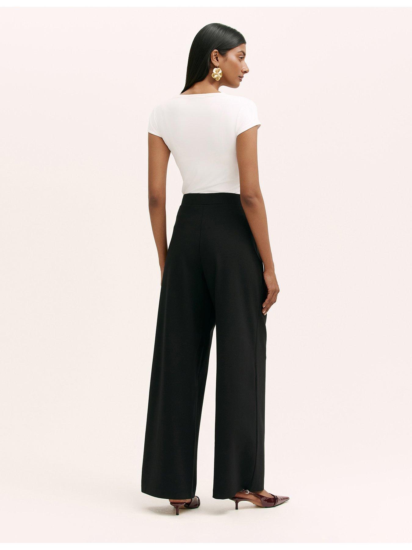 Image 2 of 5 of Finery Ponte Black Kenzie Trouser