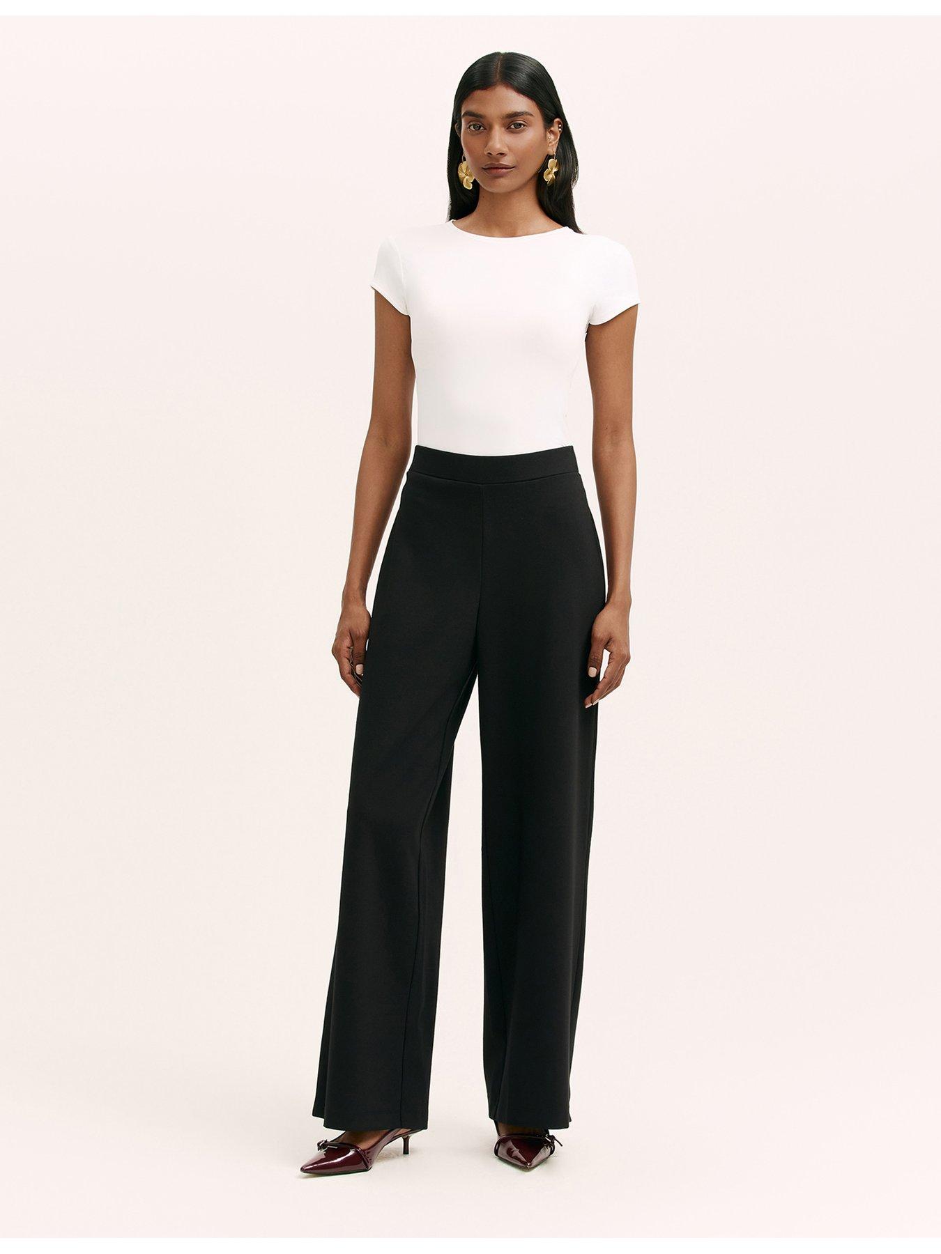 Image 4 of 5 of Finery Ponte Black Kenzie Trouser