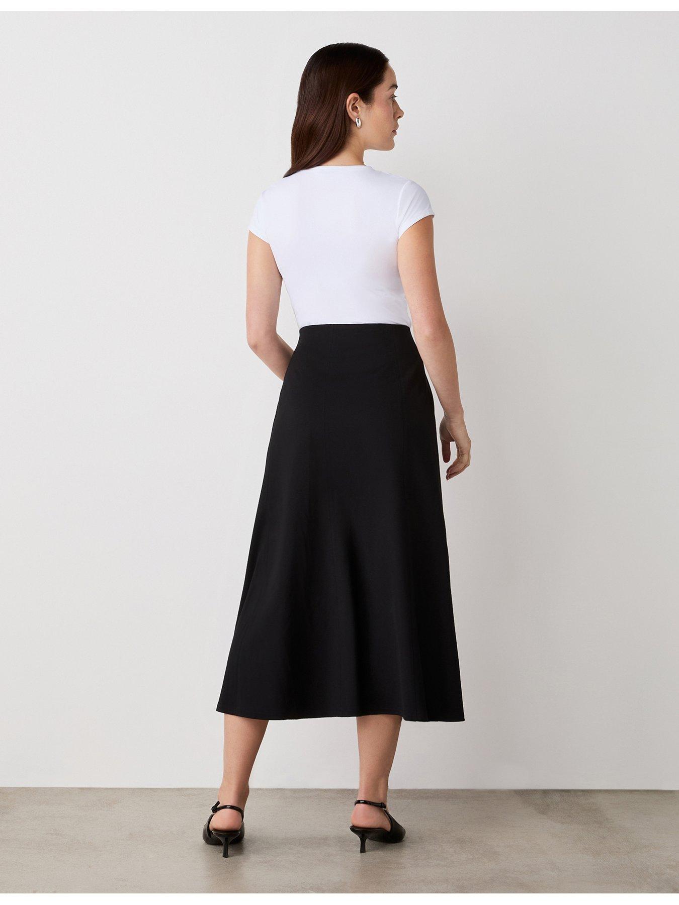 Image 2 of 4 of Finery Ponte Black Mae Skirt