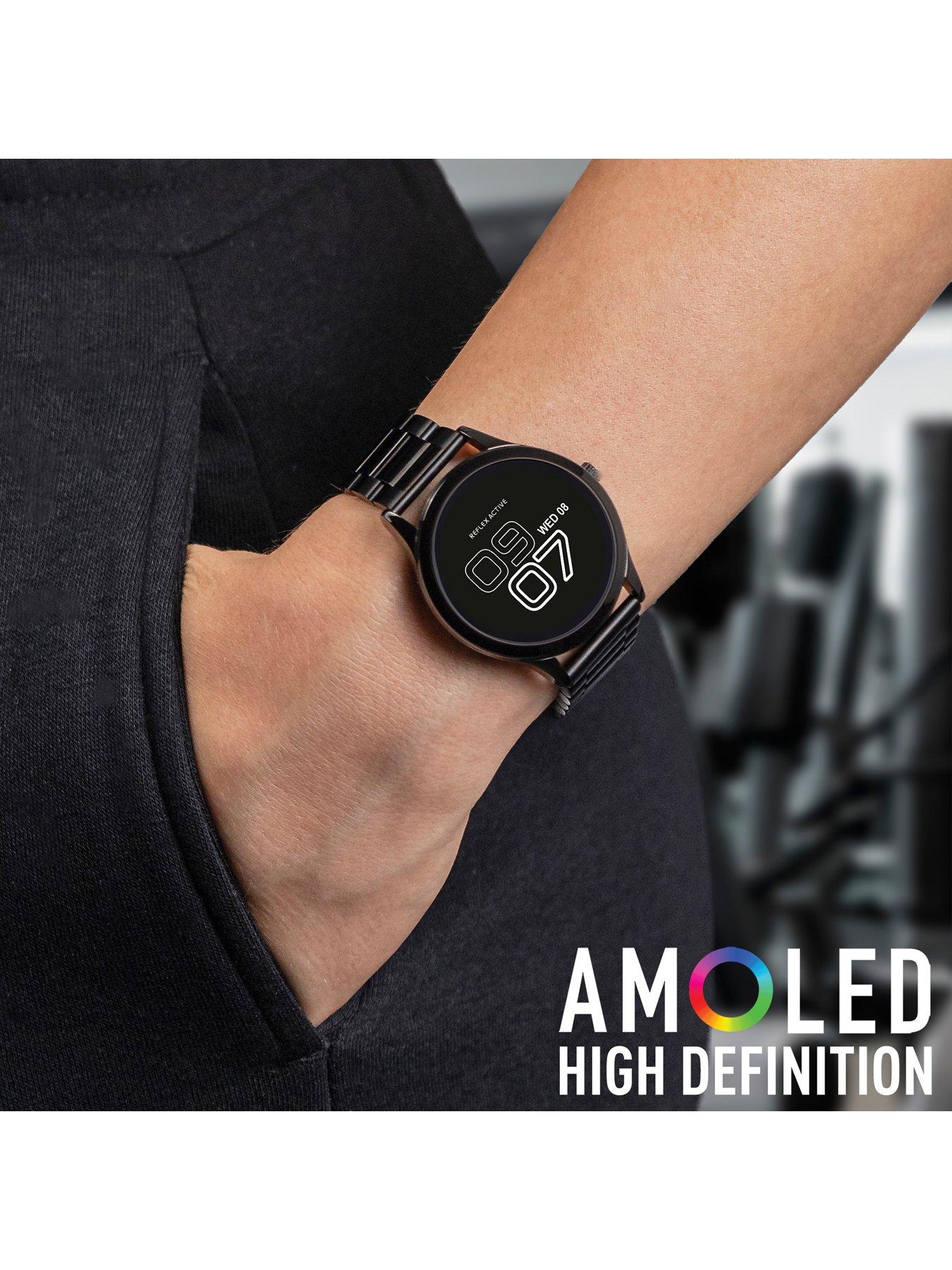 Image 3 of 7 of Reflex Active Unisex Series 31 AMOLED Smart Calling Smart Watch - Black
