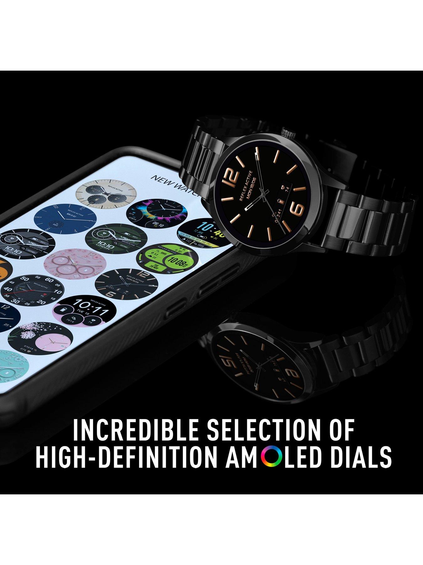 Image 5 of 7 of Reflex Active Unisex Series 31 AMOLED Smart Calling Smart Watch - Black