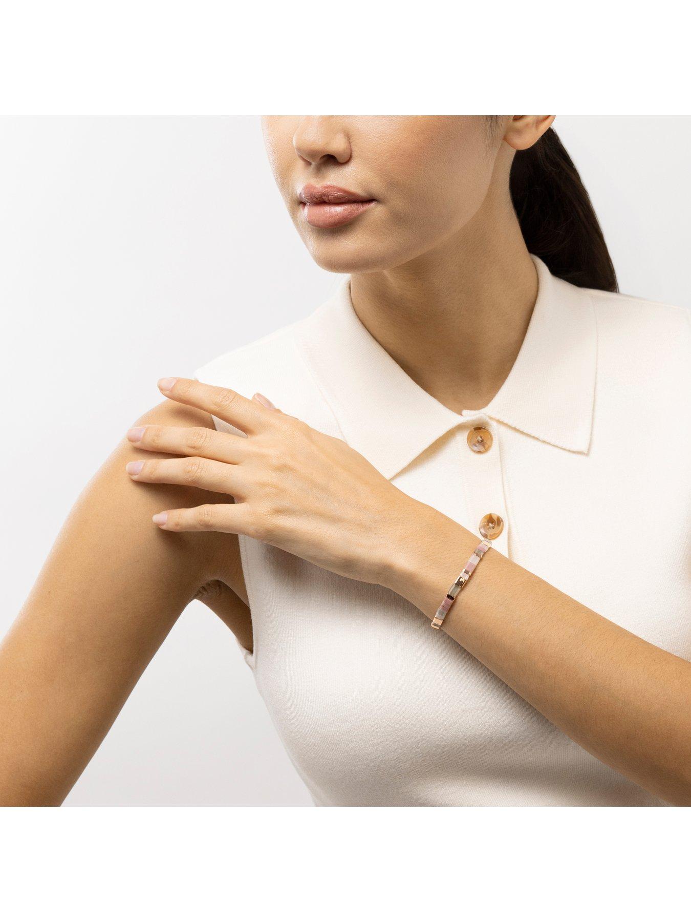 Image 3 of 4 of Radley Womens Adjustable Semi-Precious Stone Friendship Bracelet - 18ct Rose Gold
