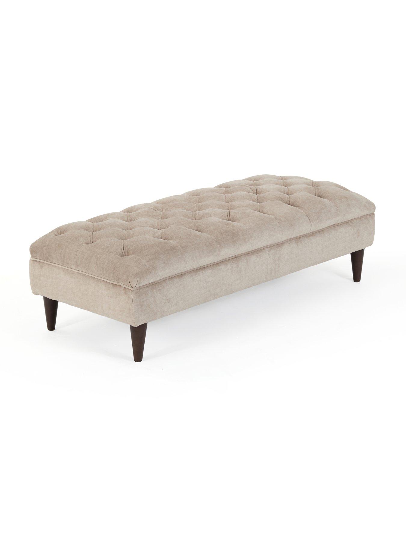 Image 3 of 7 of The Very Collection Lisette Large Footstool
