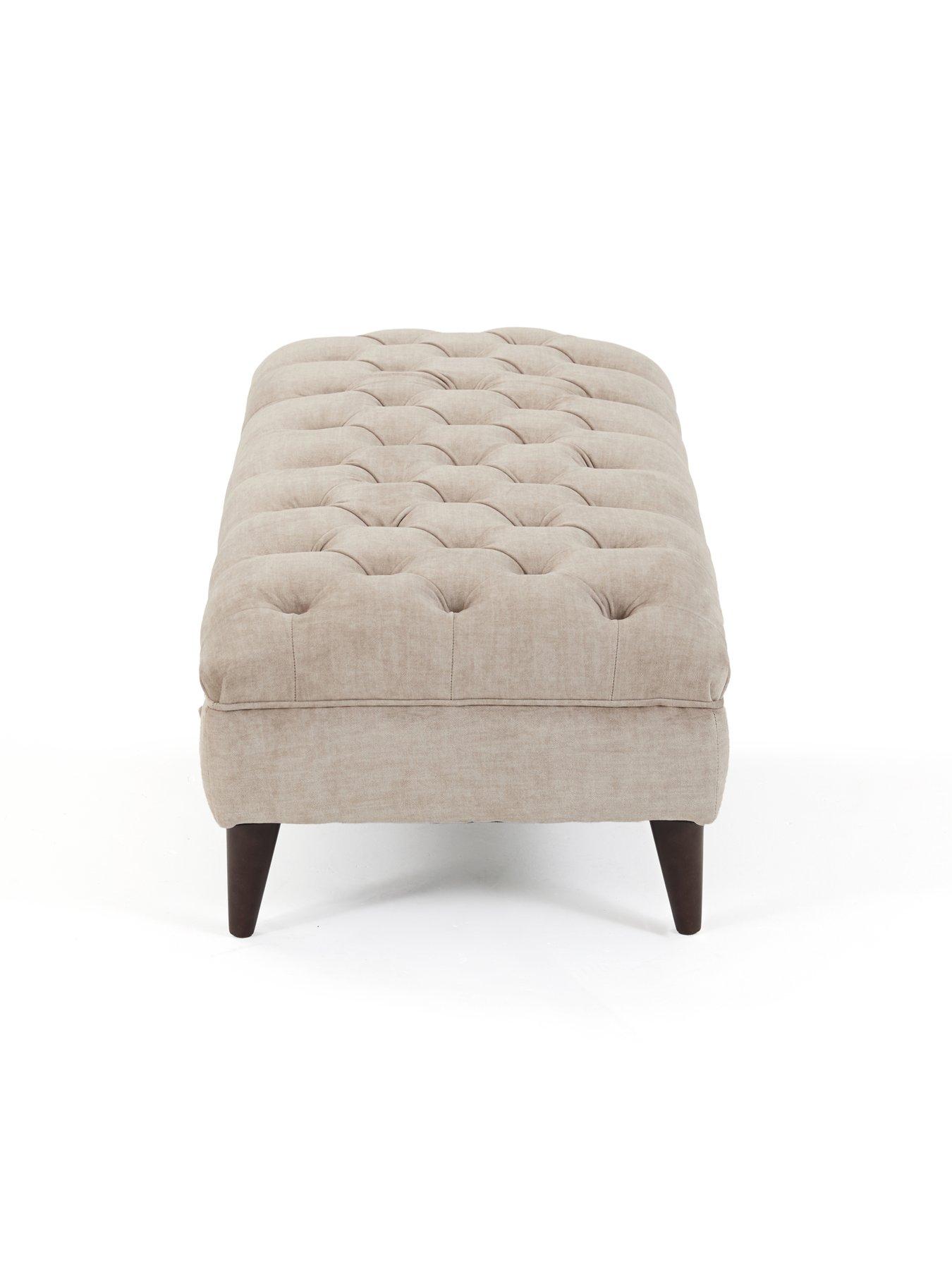 Image 4 of 7 of The Very Collection Lisette Large Footstool