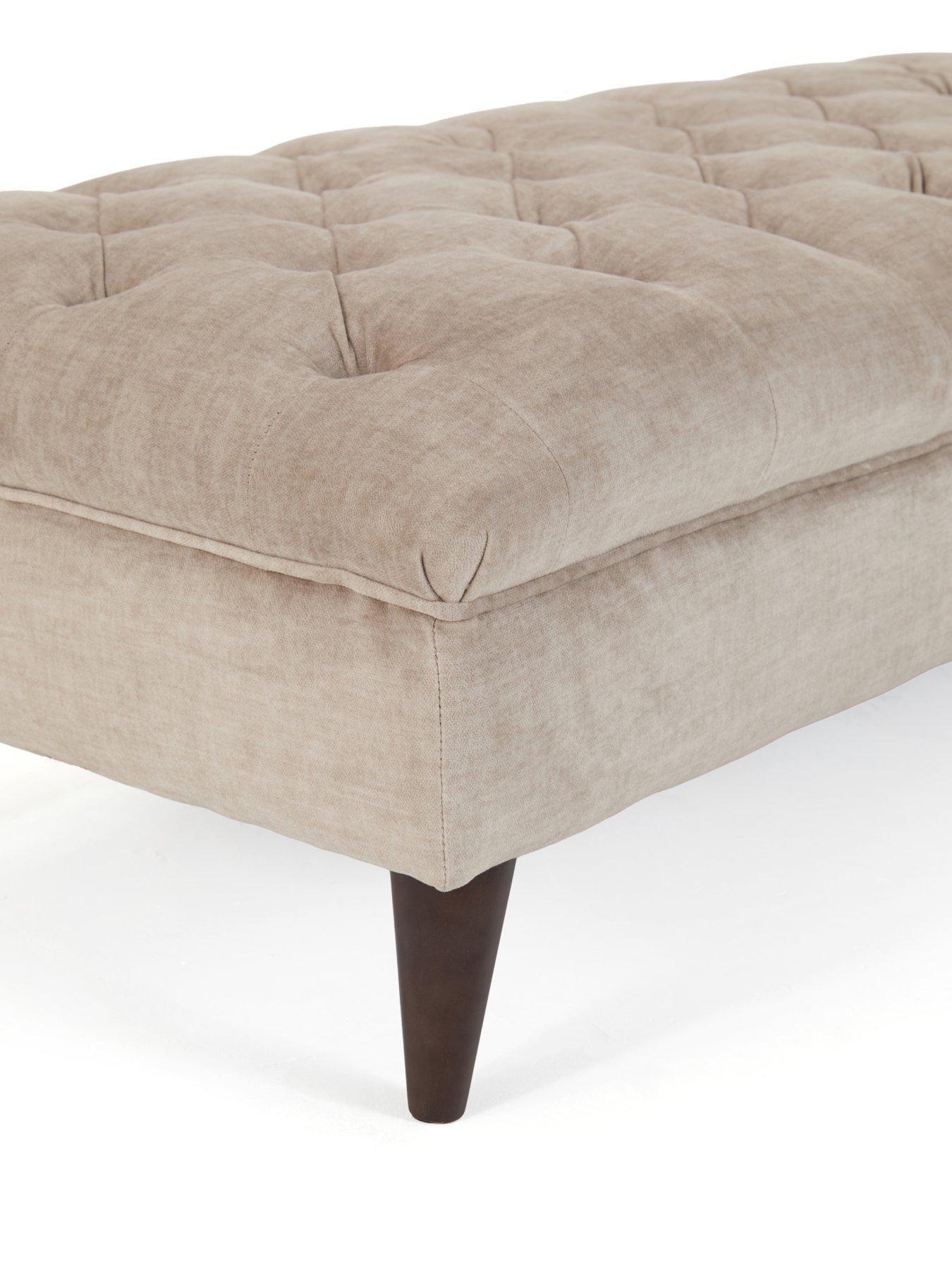 Image 5 of 7 of The Very Collection Lisette Large Footstool