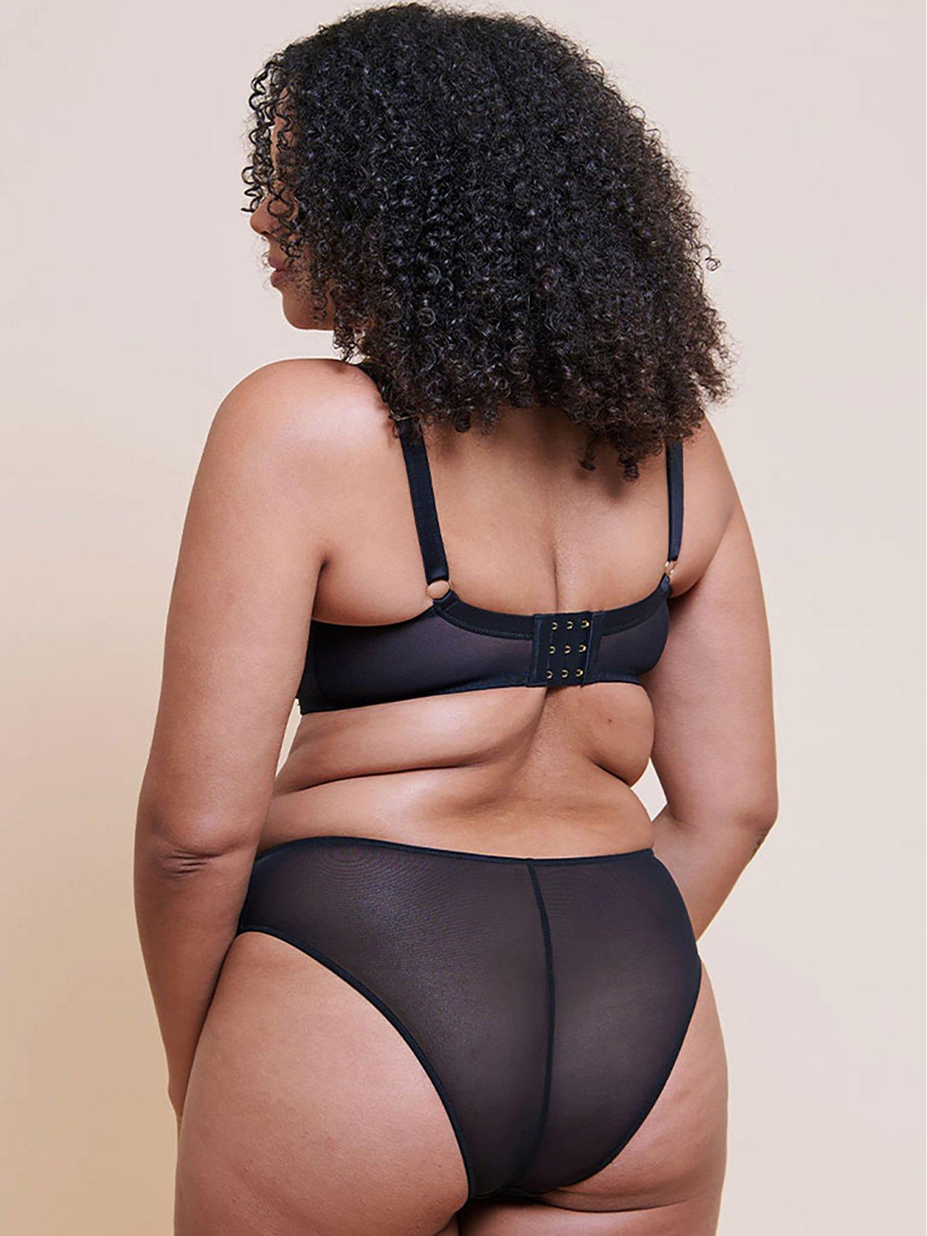 Image 4 of 6 of Curvy Kate Curvy Kate Happy Hour Brazilian Brief - Black